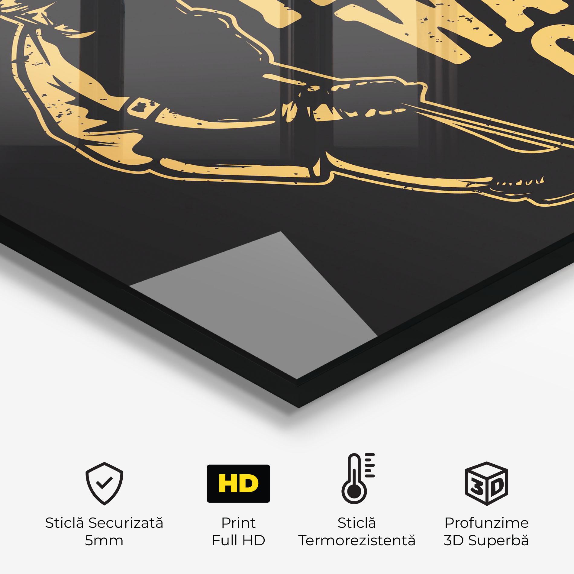 Panou Sticla Bucatarie Hockey Worrior mockup 2