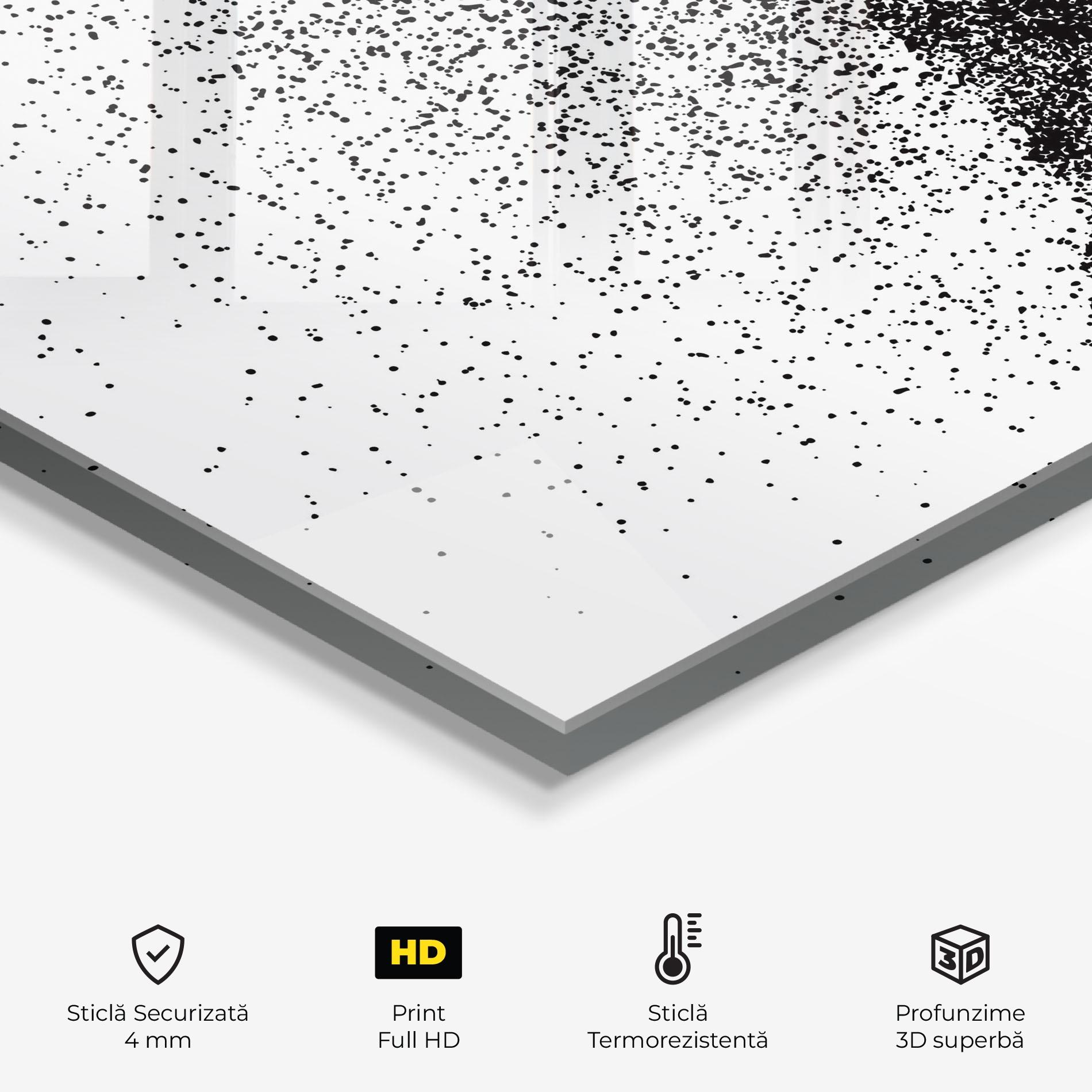 Panou Sticla Bucatarie Hockey Art mockup 2