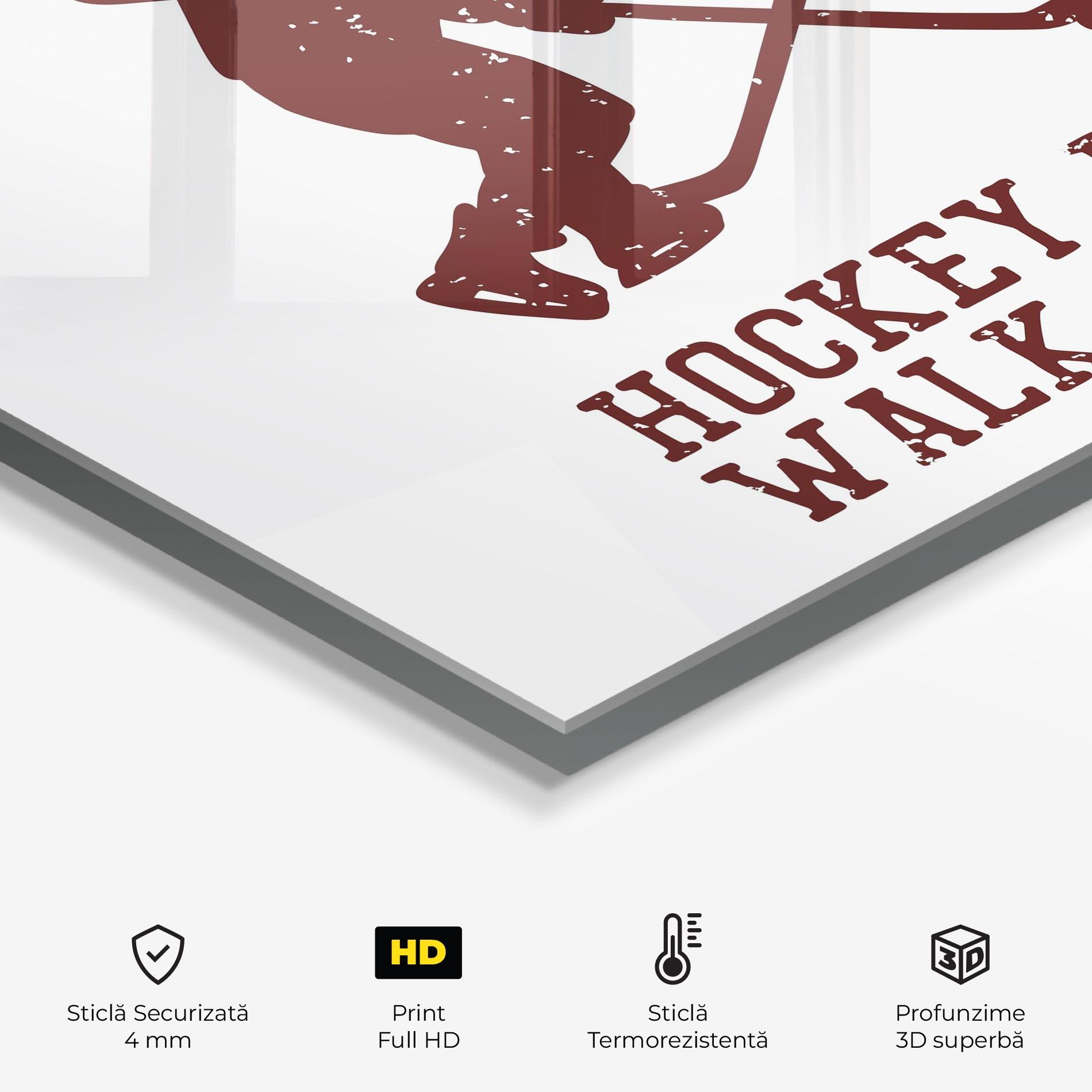 Panou Sticla Bucatarie Hockey Walk mockup 2