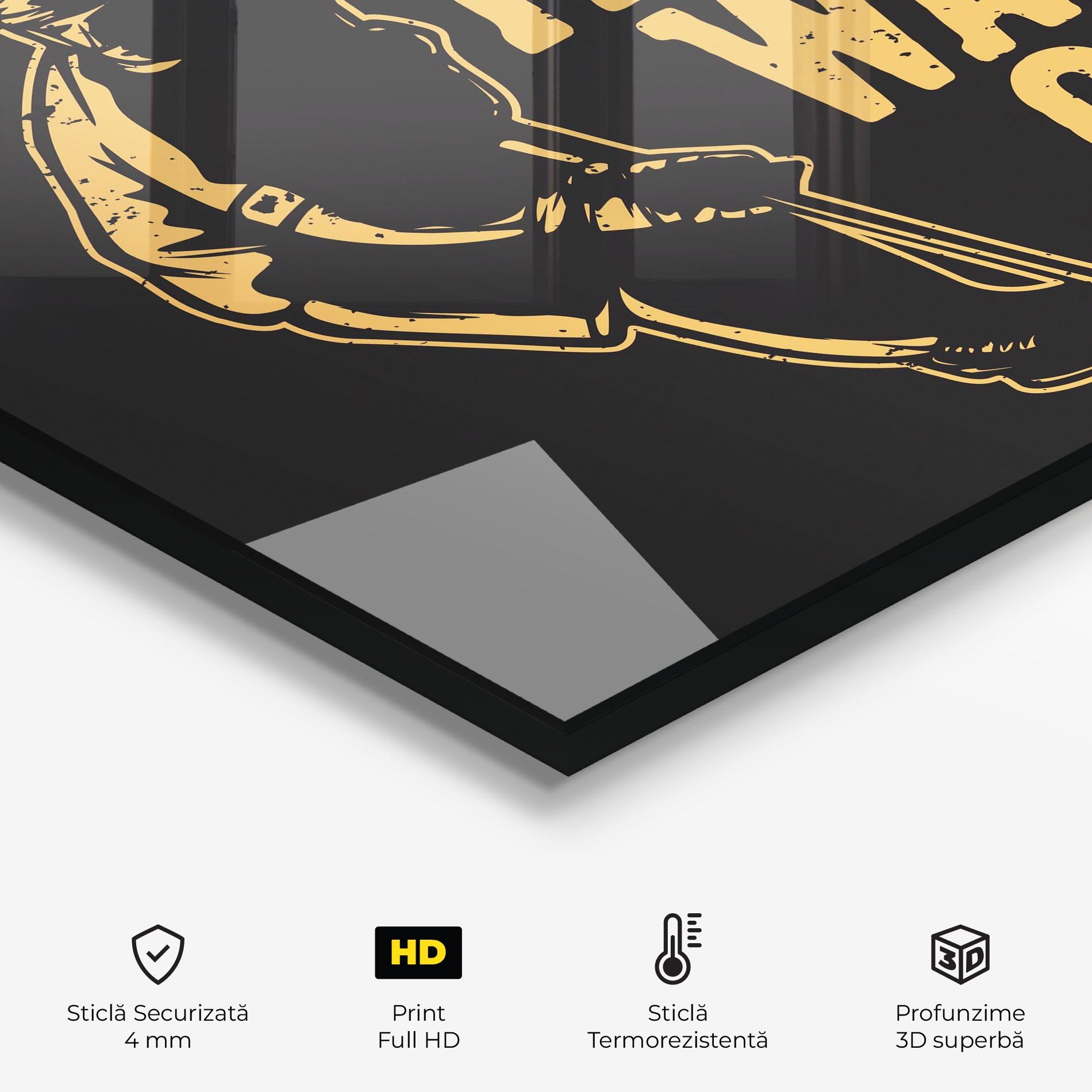 Panou Sticla Bucatarie Hockey Worrior mockup 2