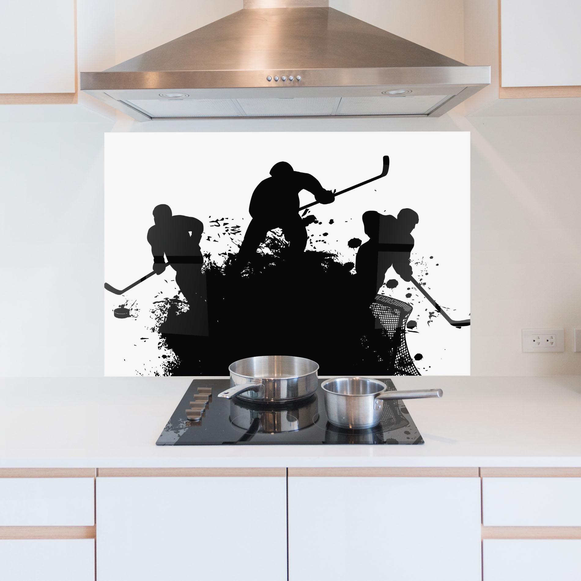 Panou Sticla Bucatarie Hockey Tree mockup 5