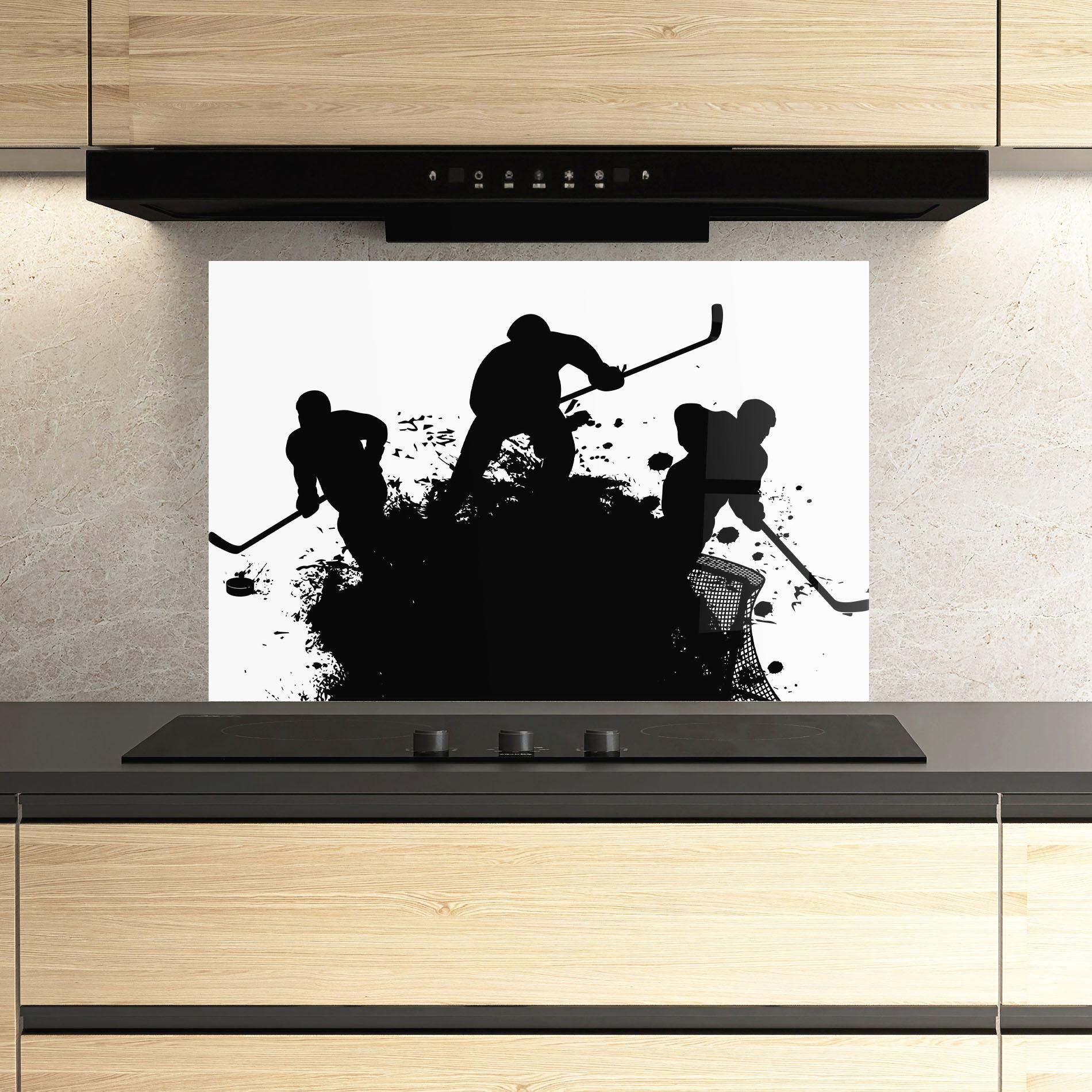 Panou Sticla Bucatarie Hockey Tree mockup 3