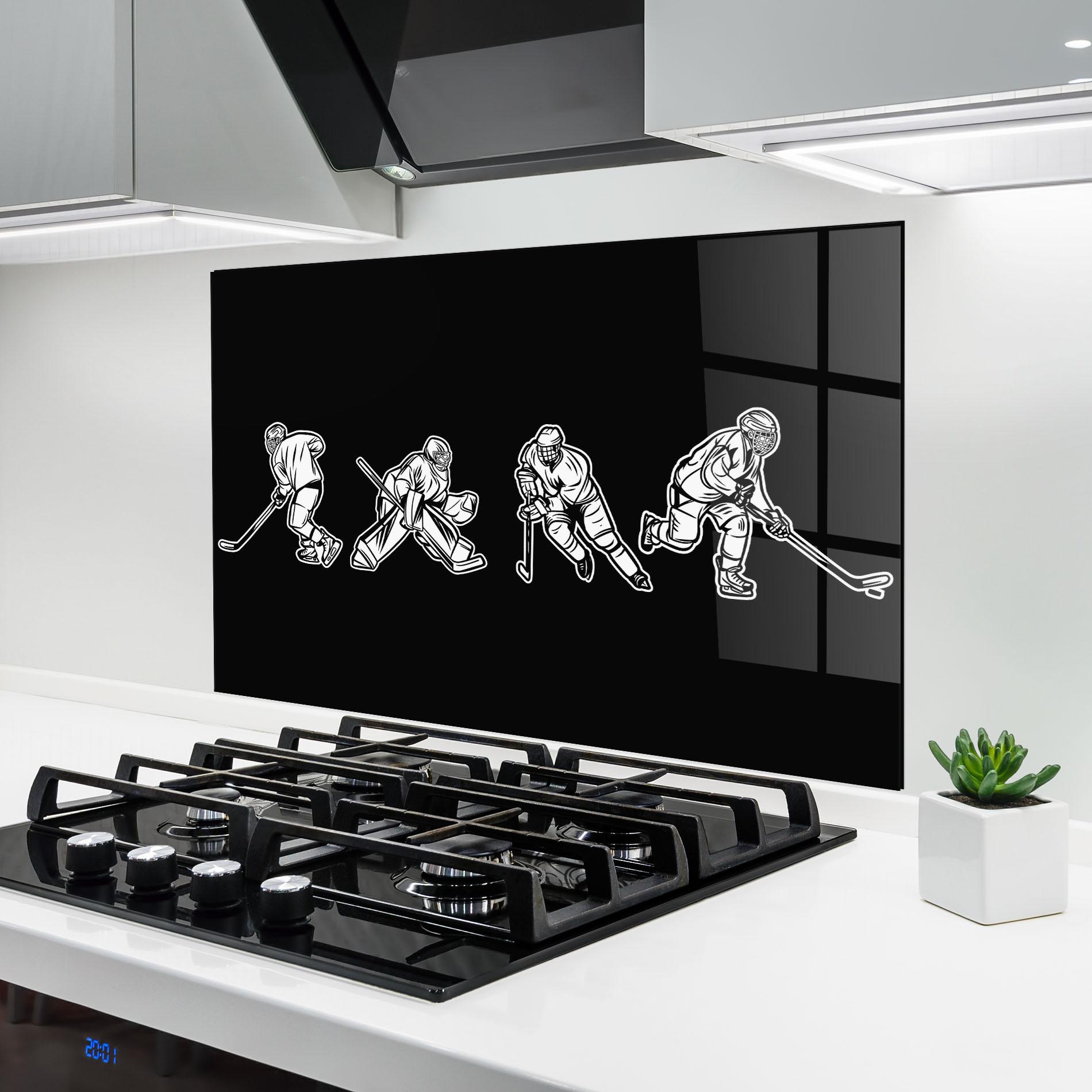 Panou Sticla Bucatarie Hockey Four mockup 6