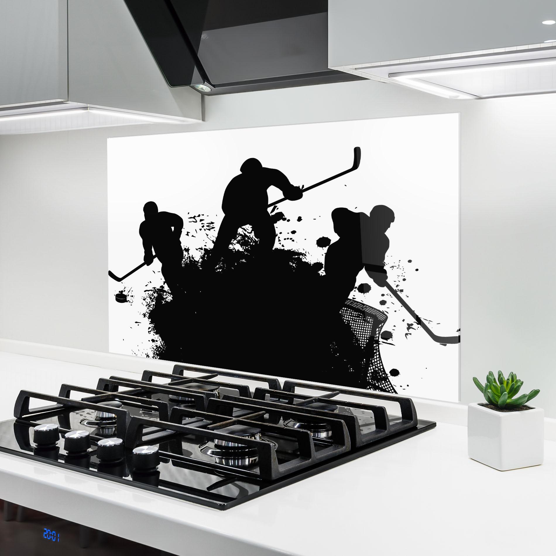 Panou Sticla Bucatarie Hockey Tree mockup 6