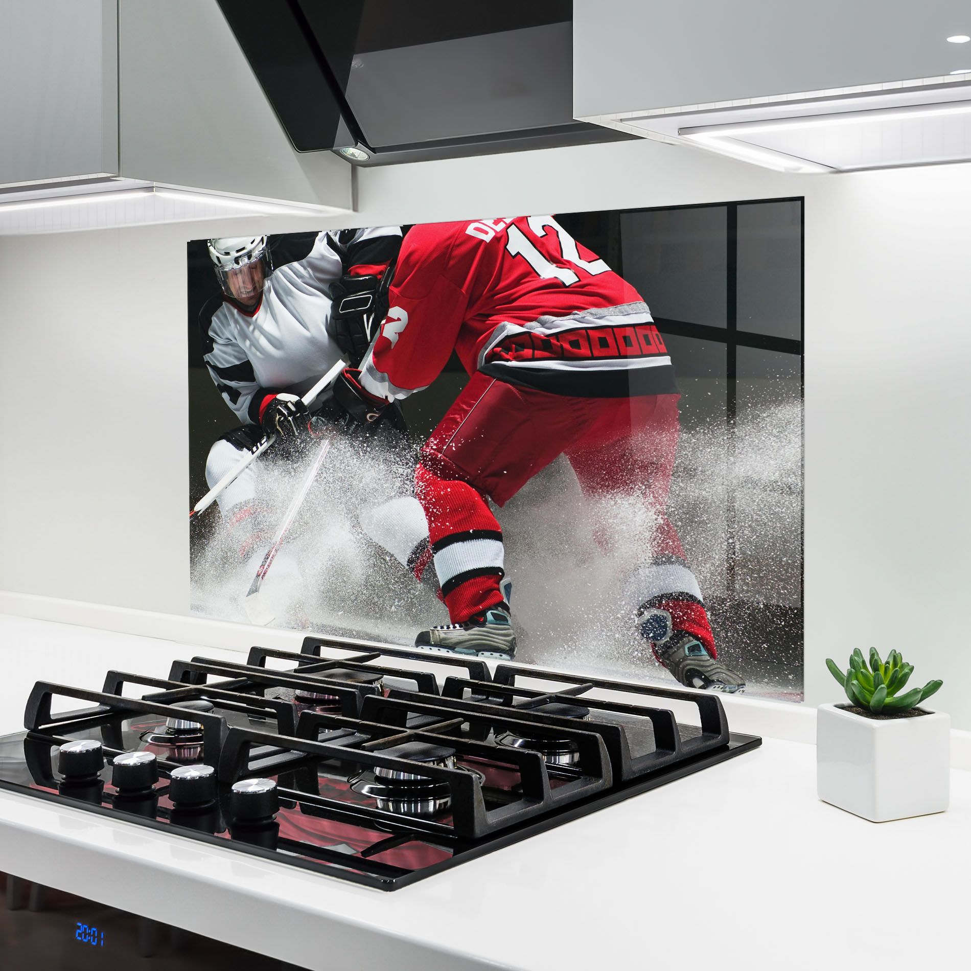 Red Hokey Player mockup 6