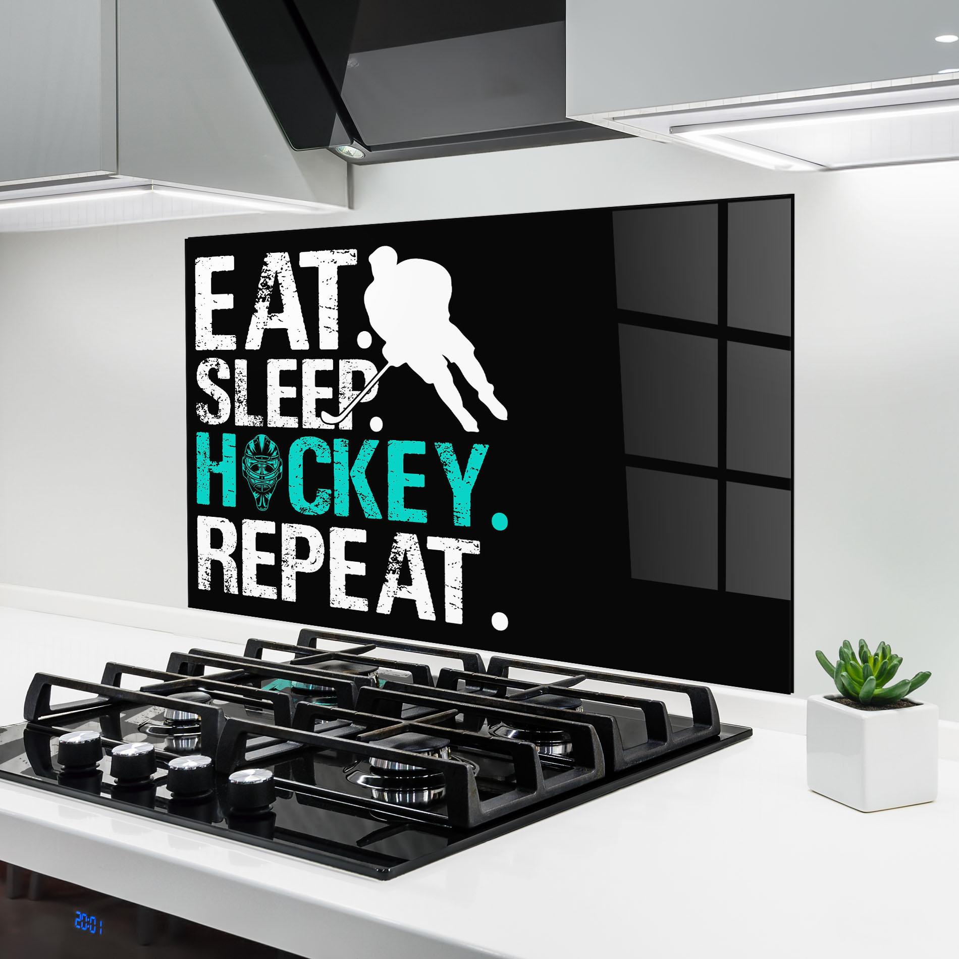 Panou Sticla Bucatarie Sleep Hockey mockup 6