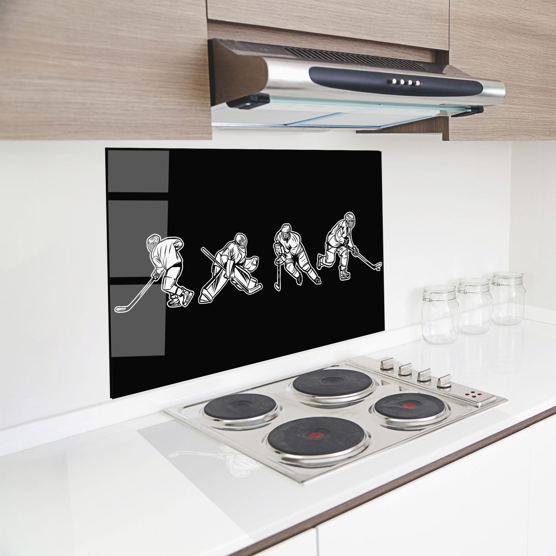 Panou Sticla Bucatarie Hockey Four mockup 8