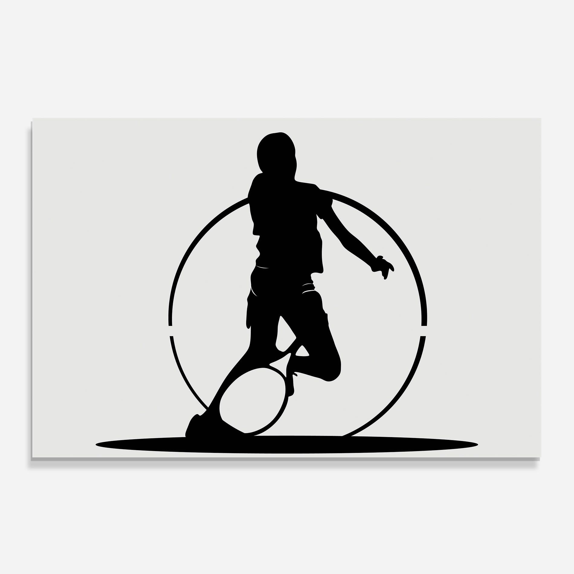 Black Tennis Circle mockup 0