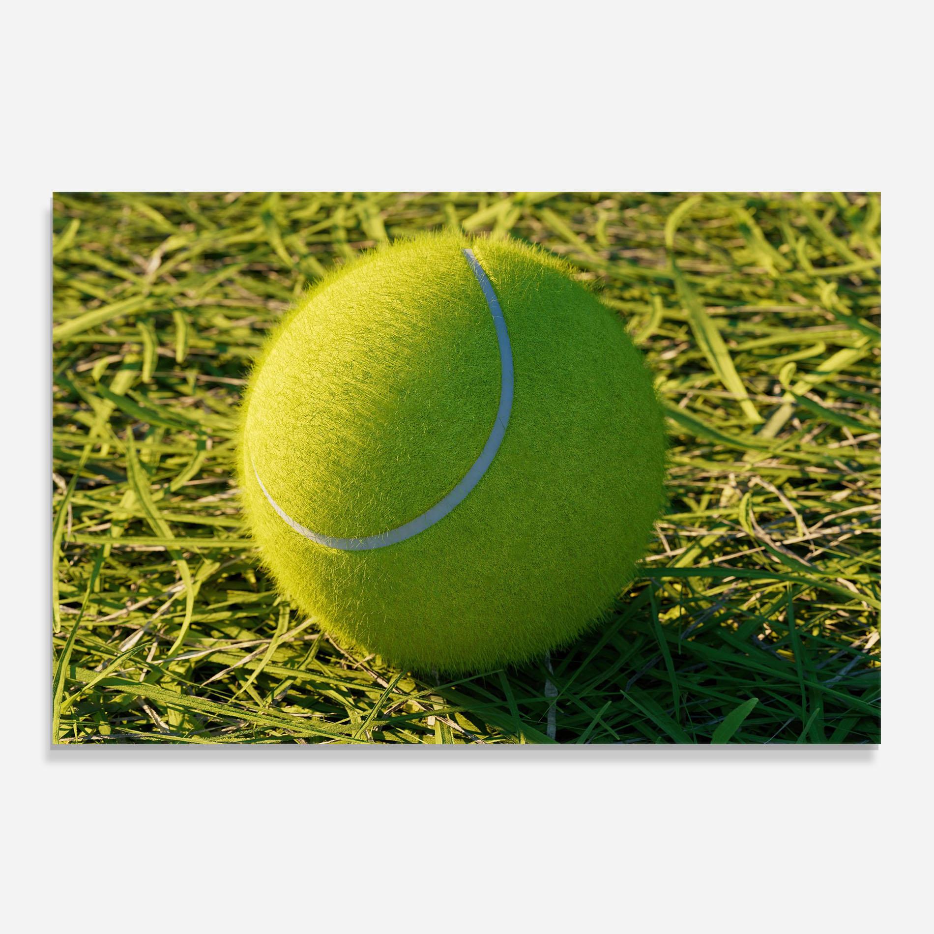 Panou Sticla Bucatarie Green Tennis Ball mockup 0