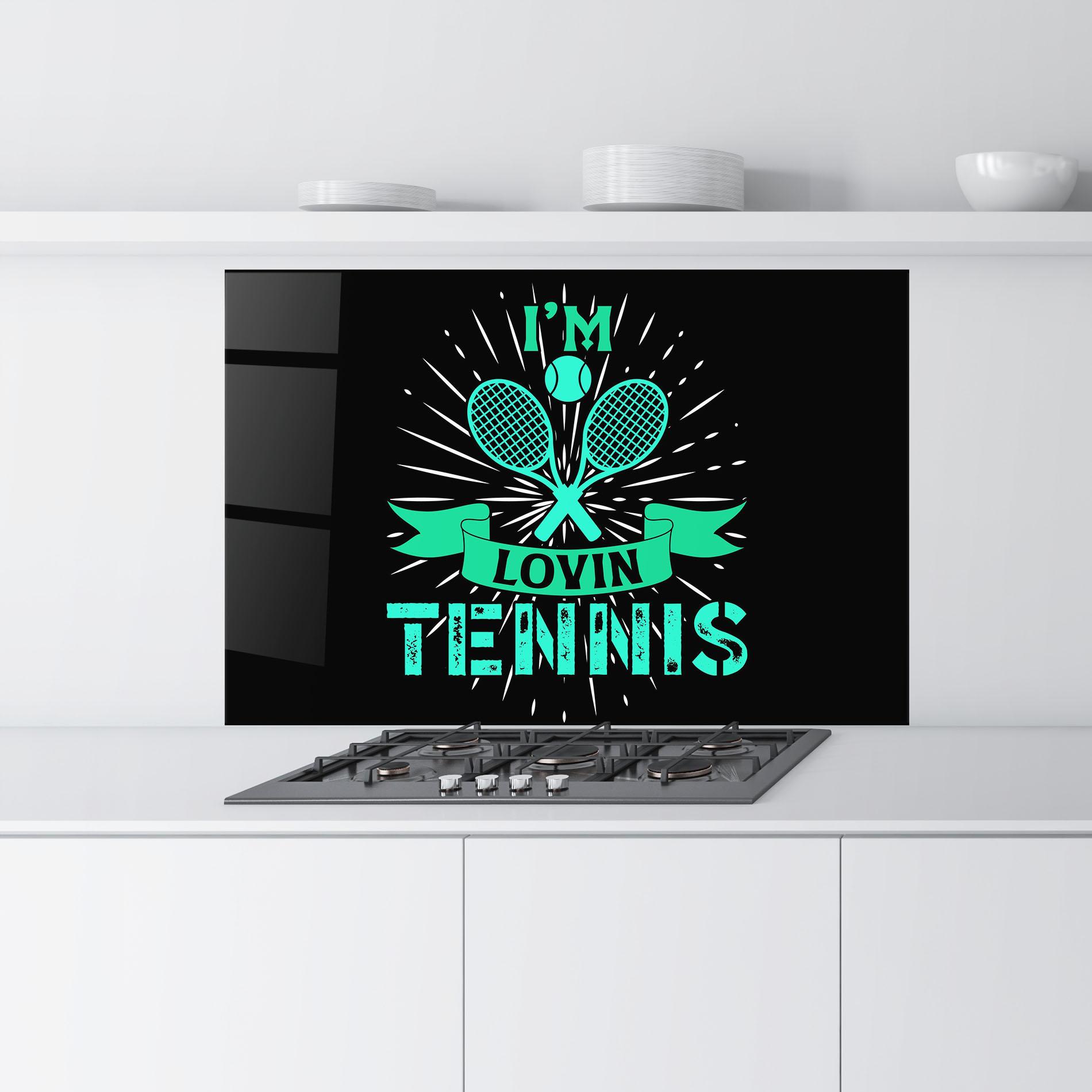 Panou Sticla Bucatarie Lovin Tennis mockup 9