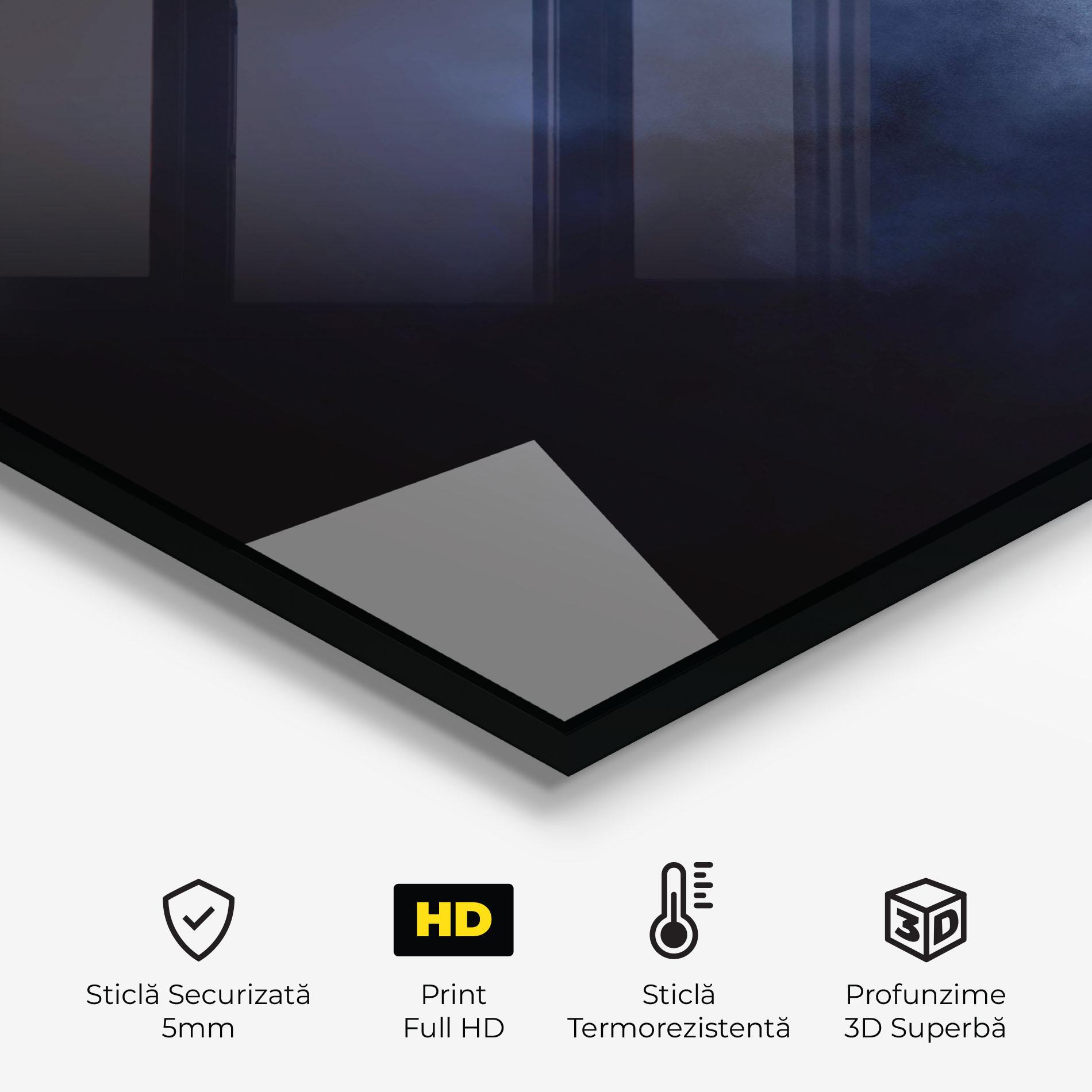 Panou Sticla Bucatarie Tennis Professional Player mockup 2