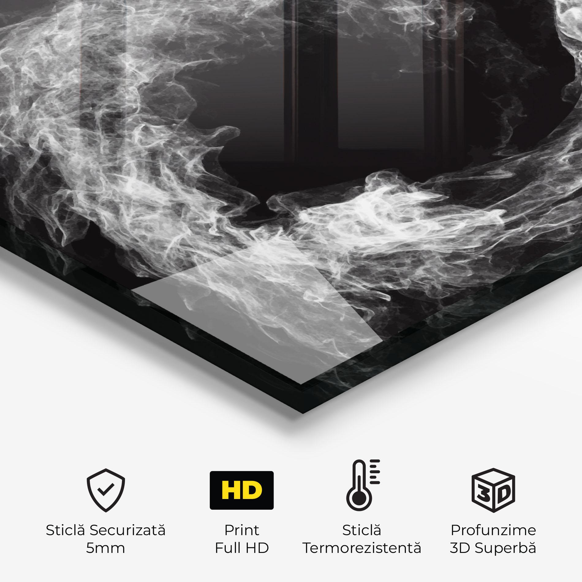 Panou Sticla Bucatarie White Tennis Smoke mockup 2