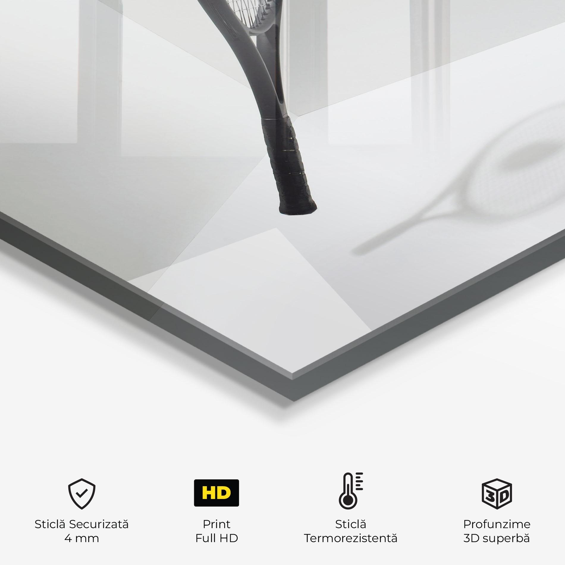 Panou Sticla Bucatarie Broken Tennis Ball mockup 2