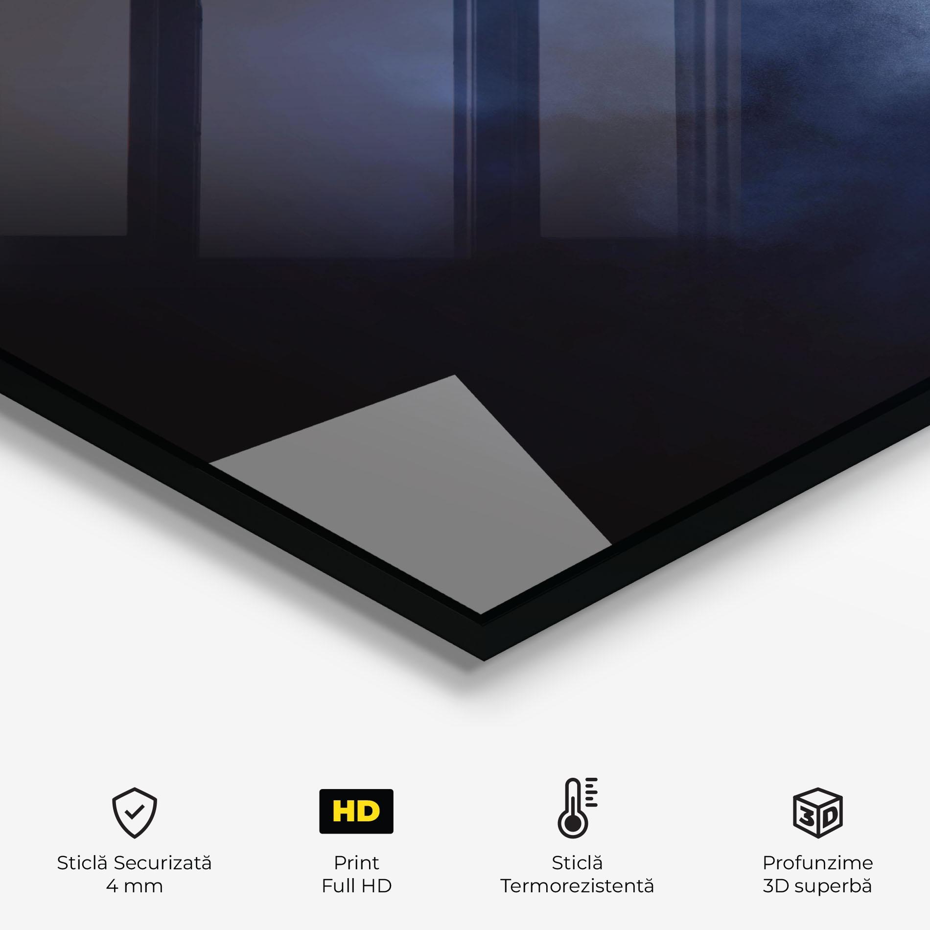 Panou Sticla Bucatarie Tennis Professional Player mockup 2