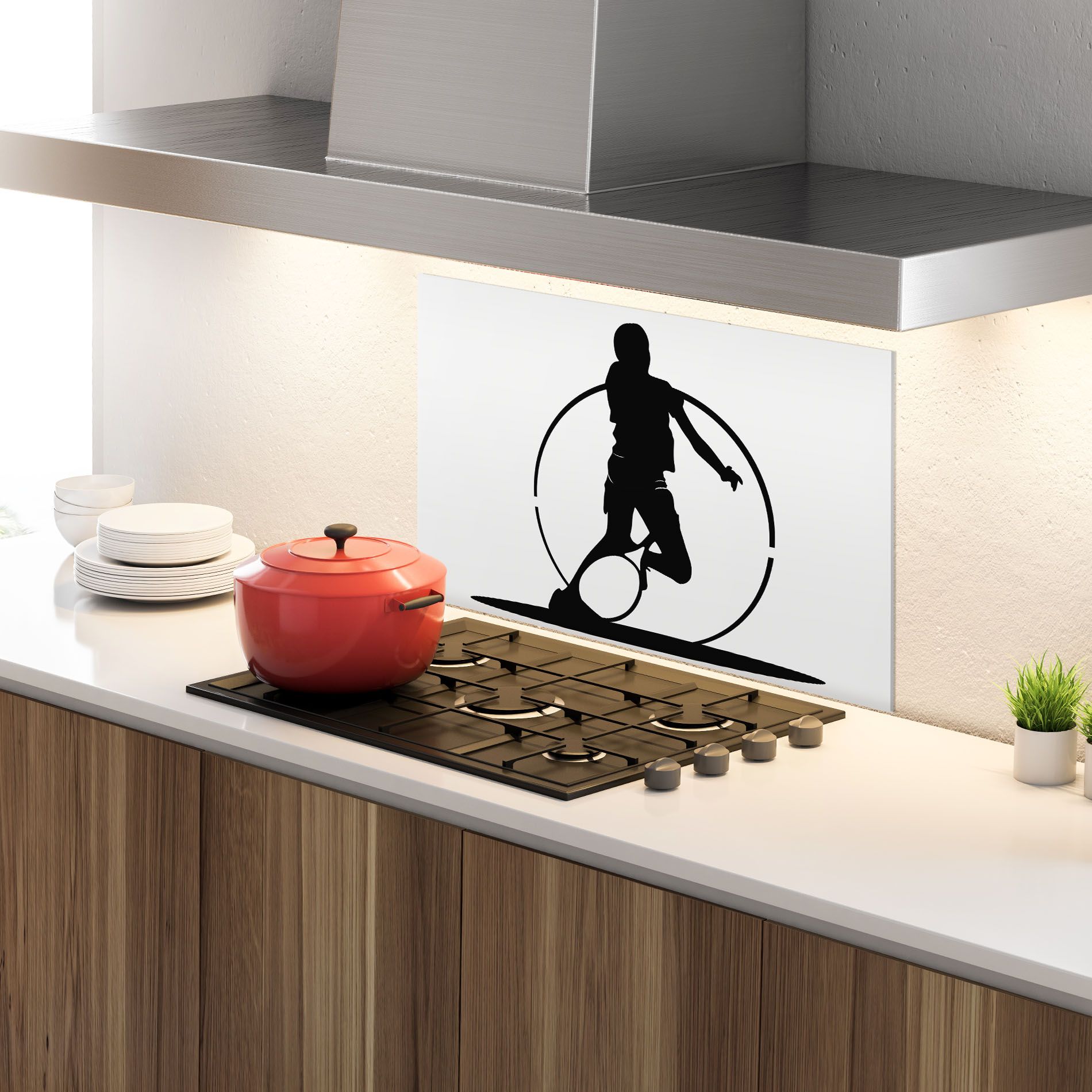 Black Tennis Circle mockup 4