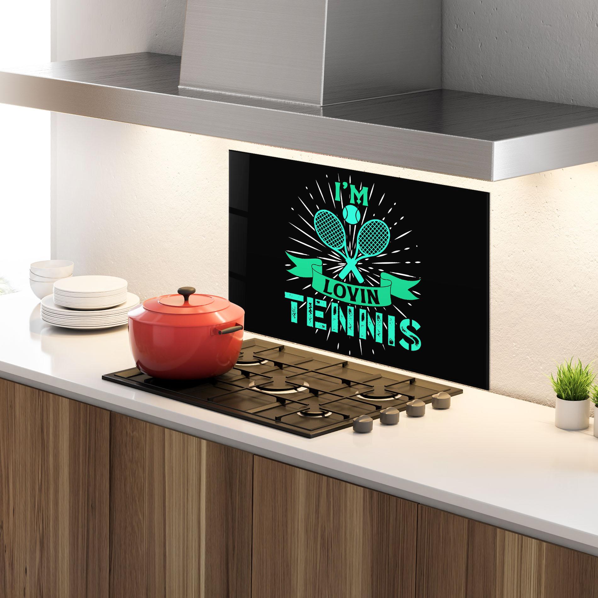 Panou Sticla Bucatarie Lovin Tennis mockup 4