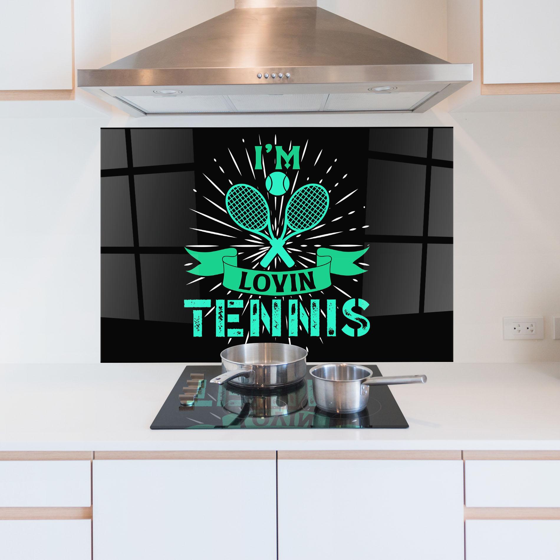 Panou Sticla Bucatarie Lovin Tennis mockup 5