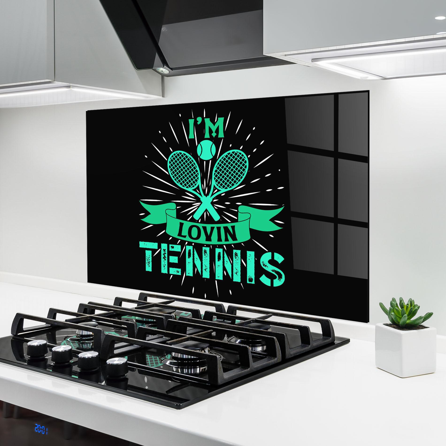 Panou Sticla Bucatarie Lovin Tennis mockup 6