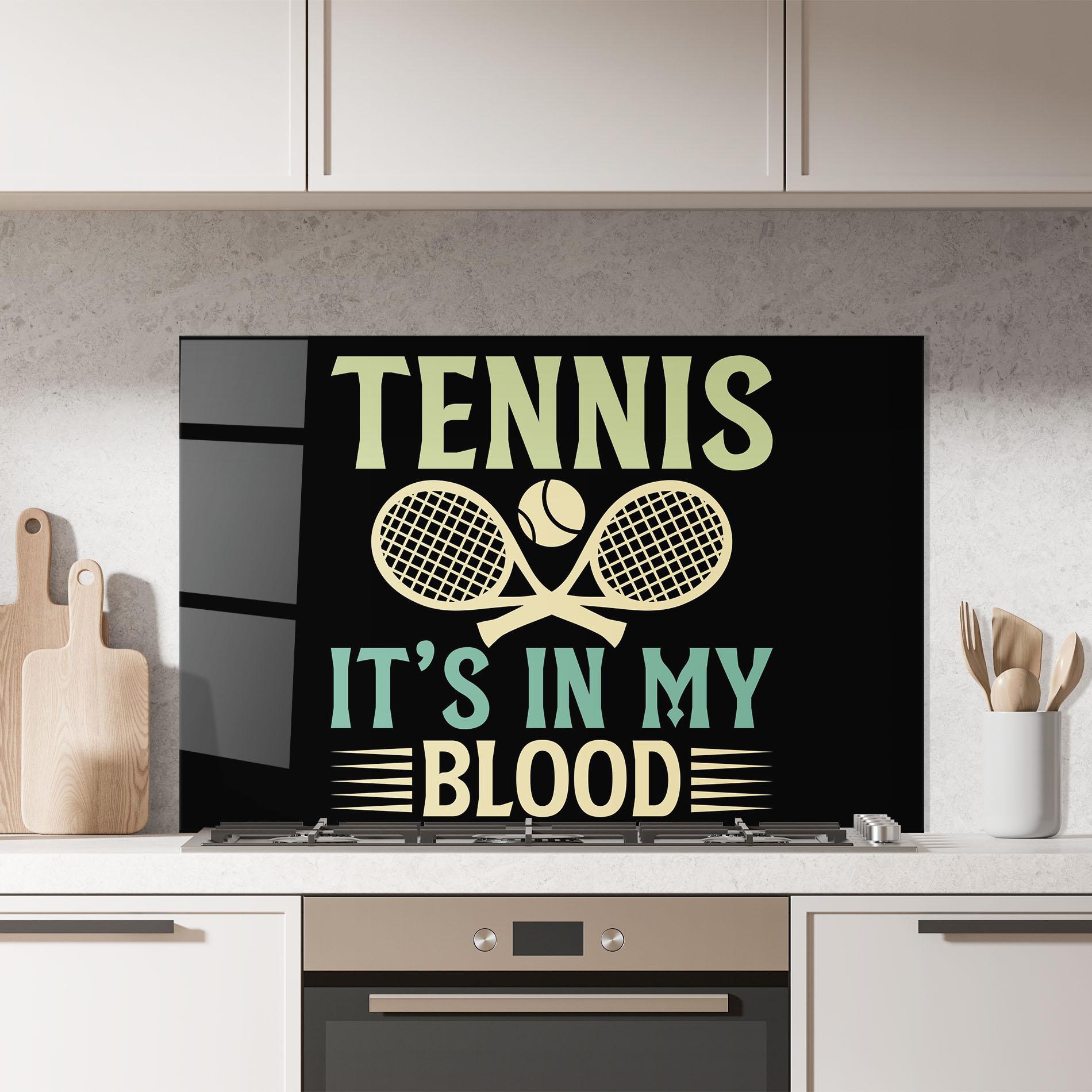 Panou Sticla Bucatarie Tennis Blood mockup 7