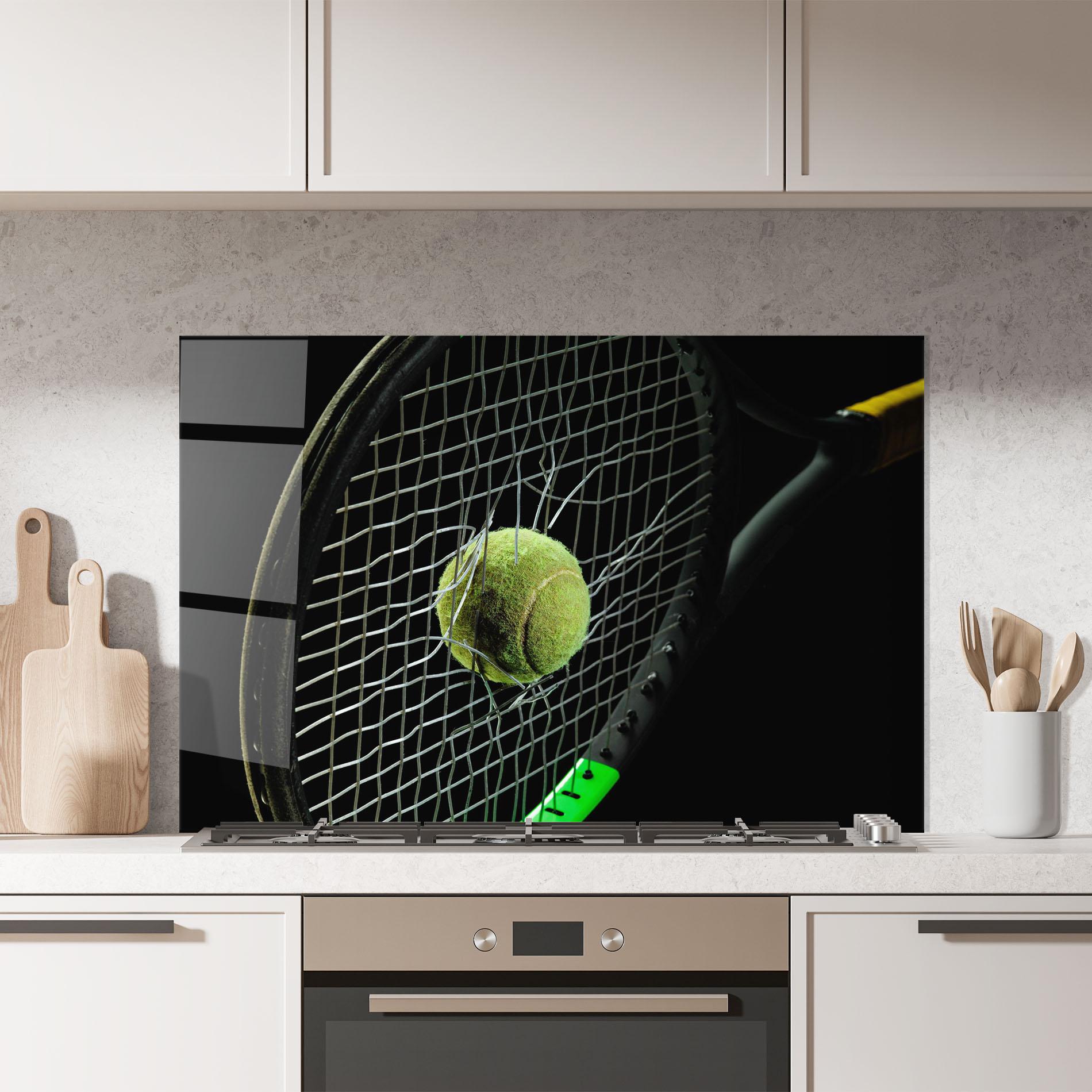 Panou Sticla Bucatarie Tennis Equipment mockup 7