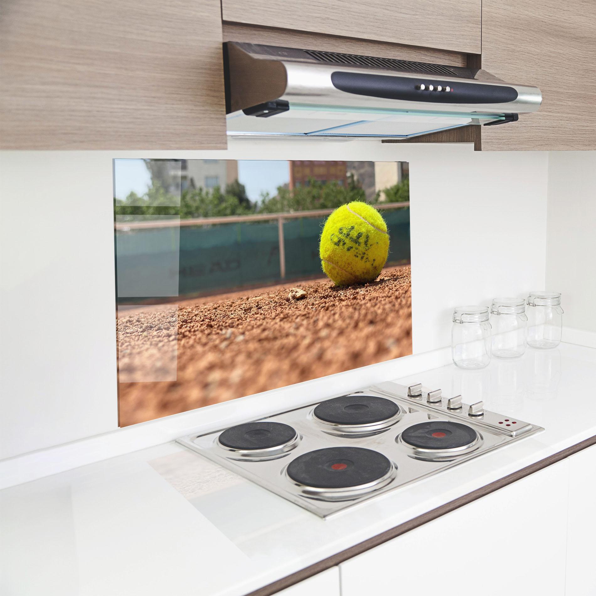 Panou Sticla Bucatarie Lost Tennis Ball mockup 8