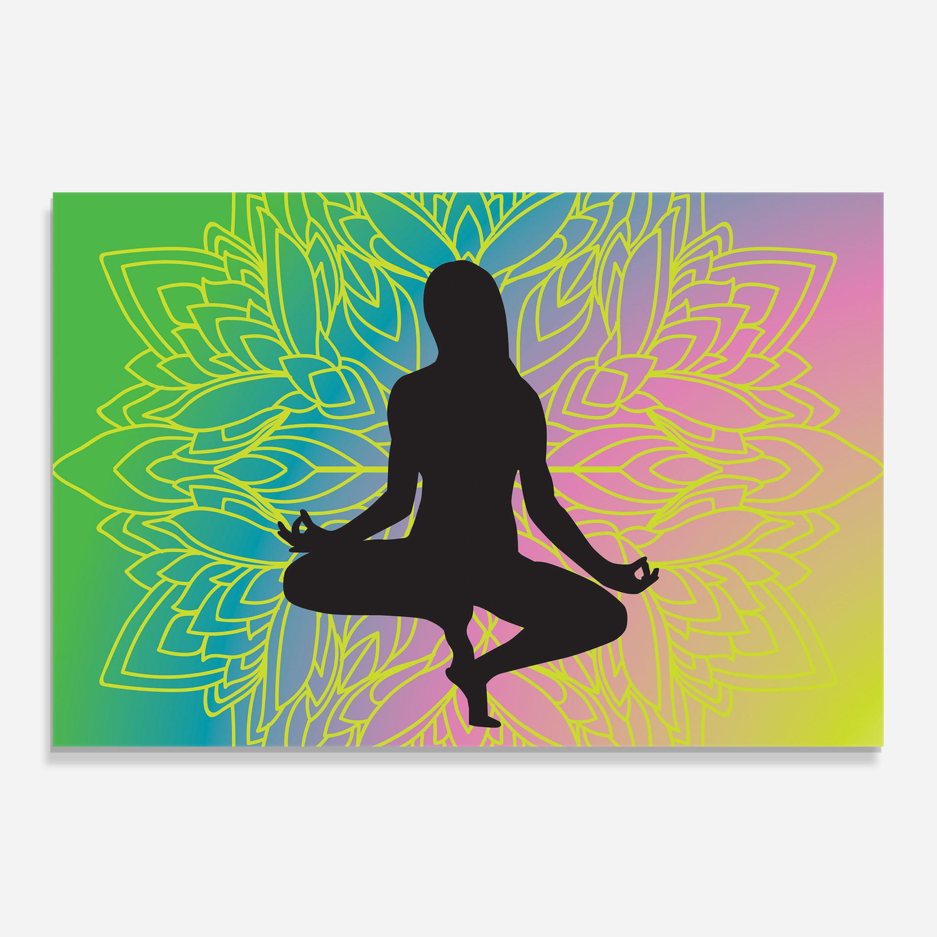 Panou Sticla Bucatarie Peace Yoga 01 mockup 0