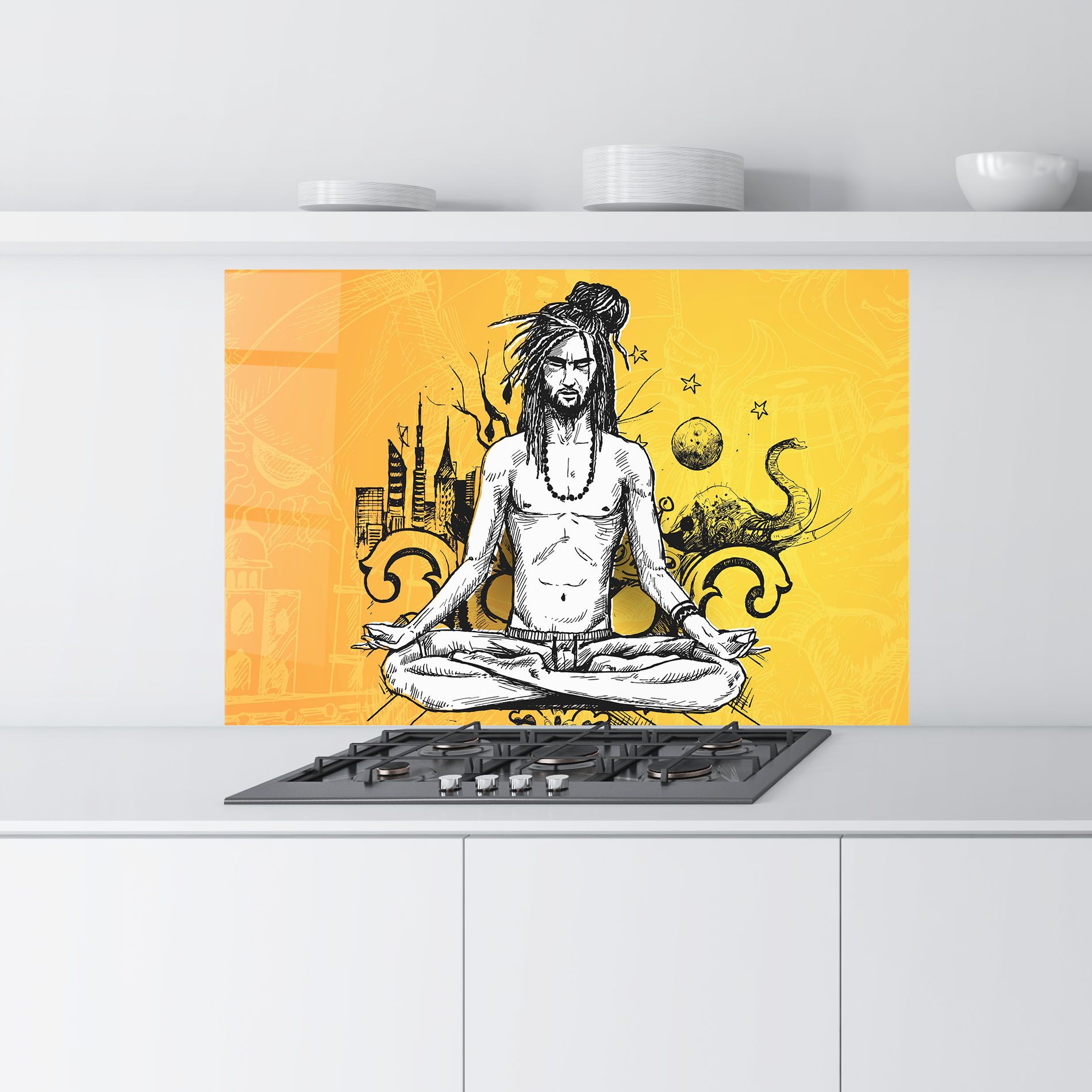 Orange Meditation mockup 9