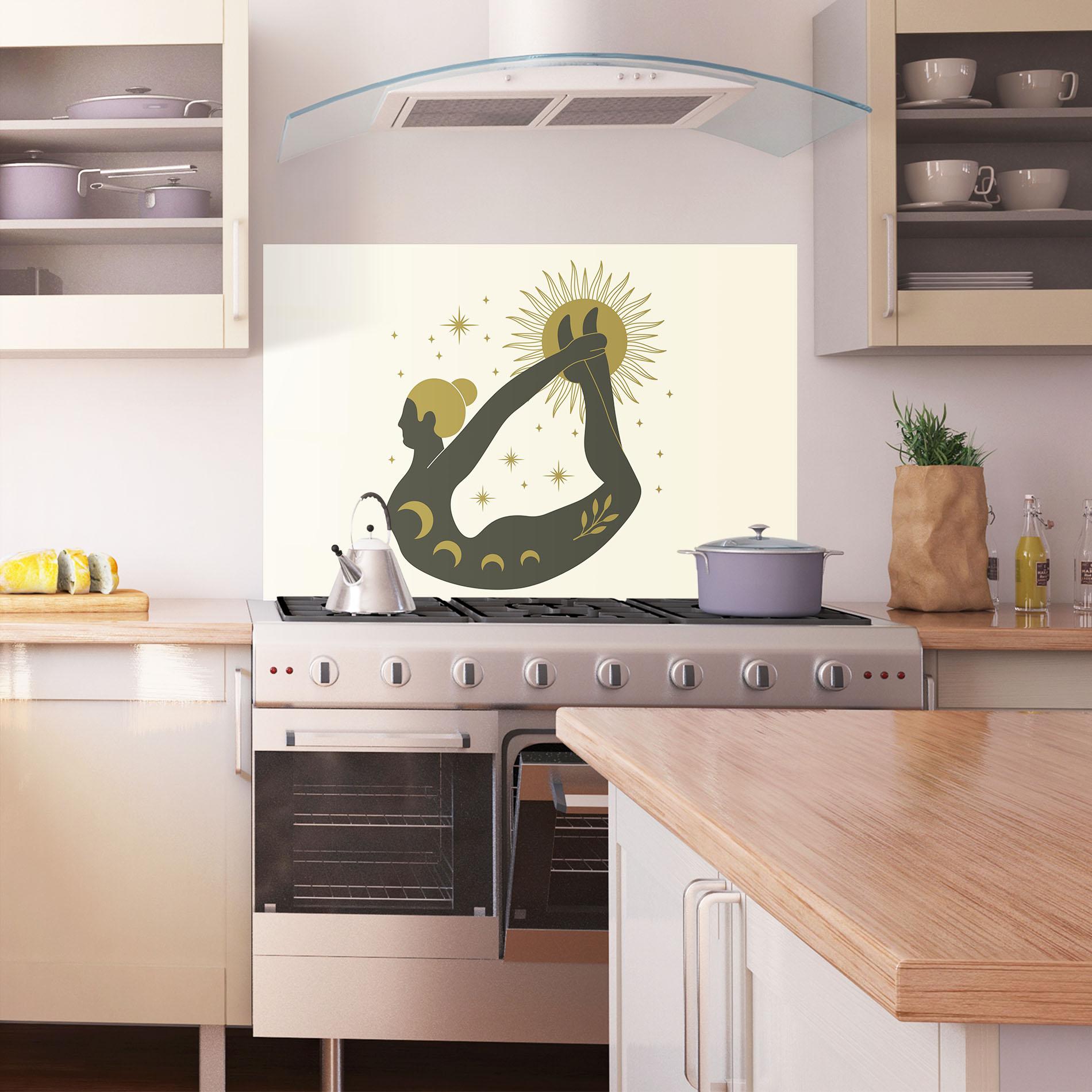 Panou Sticla Bucatarie Dhanurasana mockup 1
