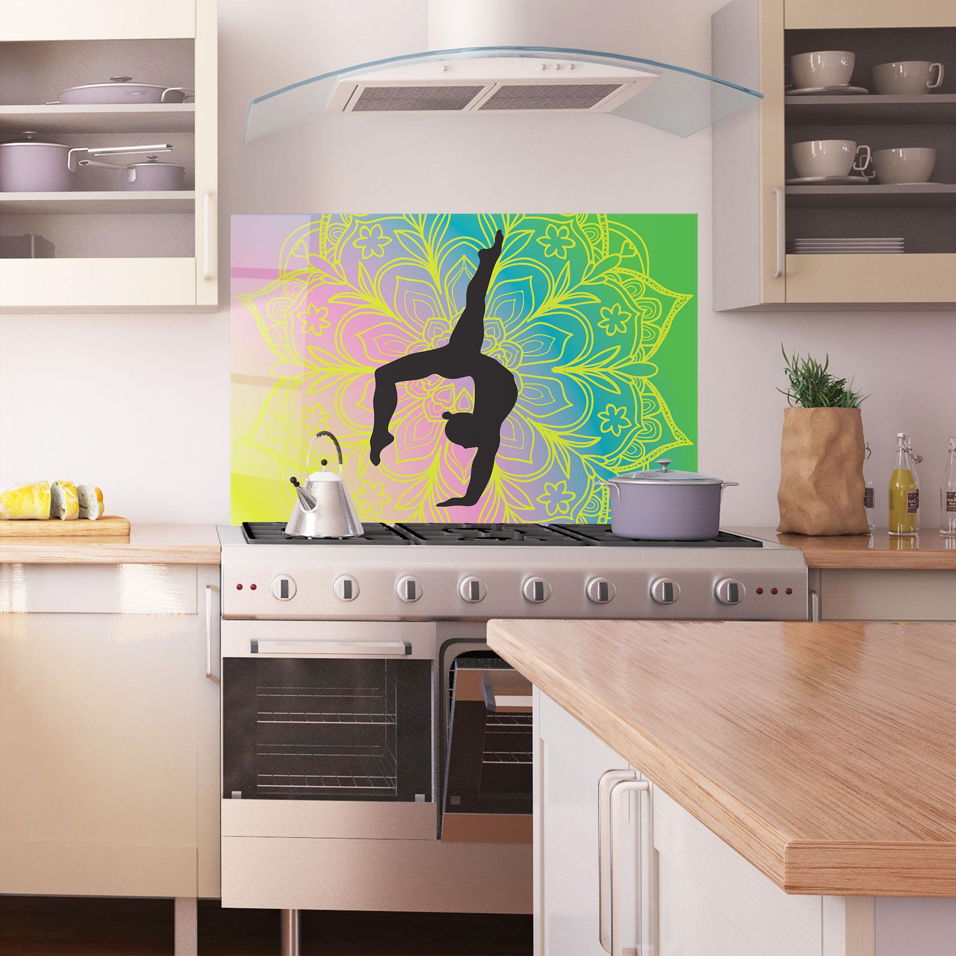 Panou Sticla Bucatarie Peace Yoga 02 mockup 1