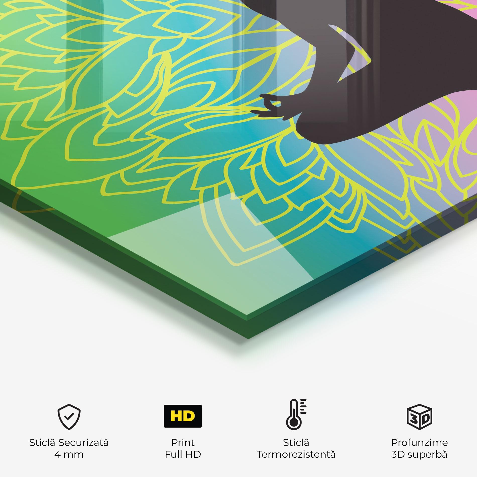 Panou Sticla Bucatarie Peace Yoga 01 mockup 2