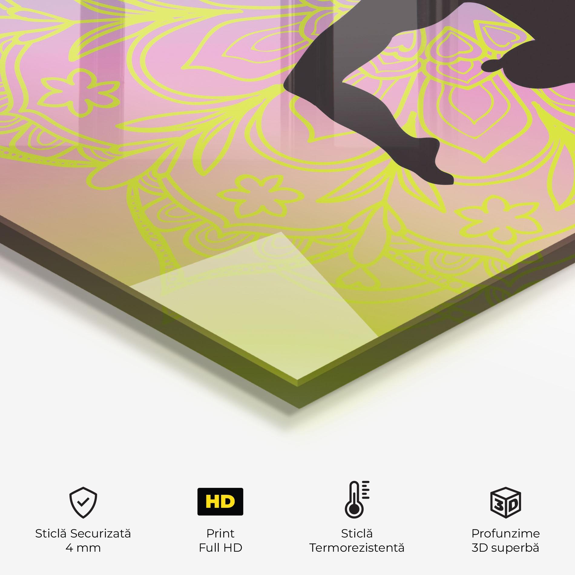 Panou Sticla Bucatarie Peace Yoga 02 mockup 2