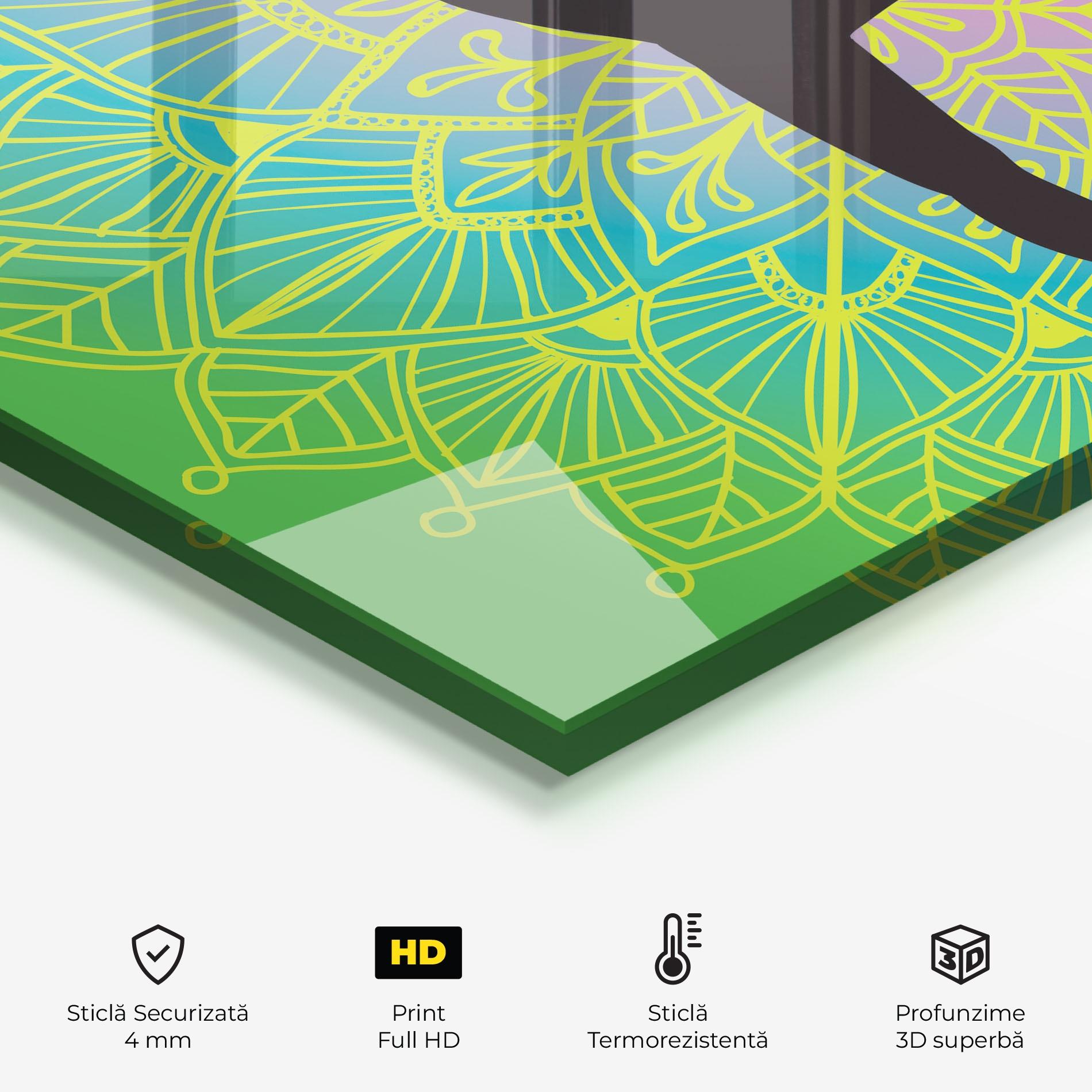 Panou Sticla Bucatarie Peace Yoga 03 mockup 2