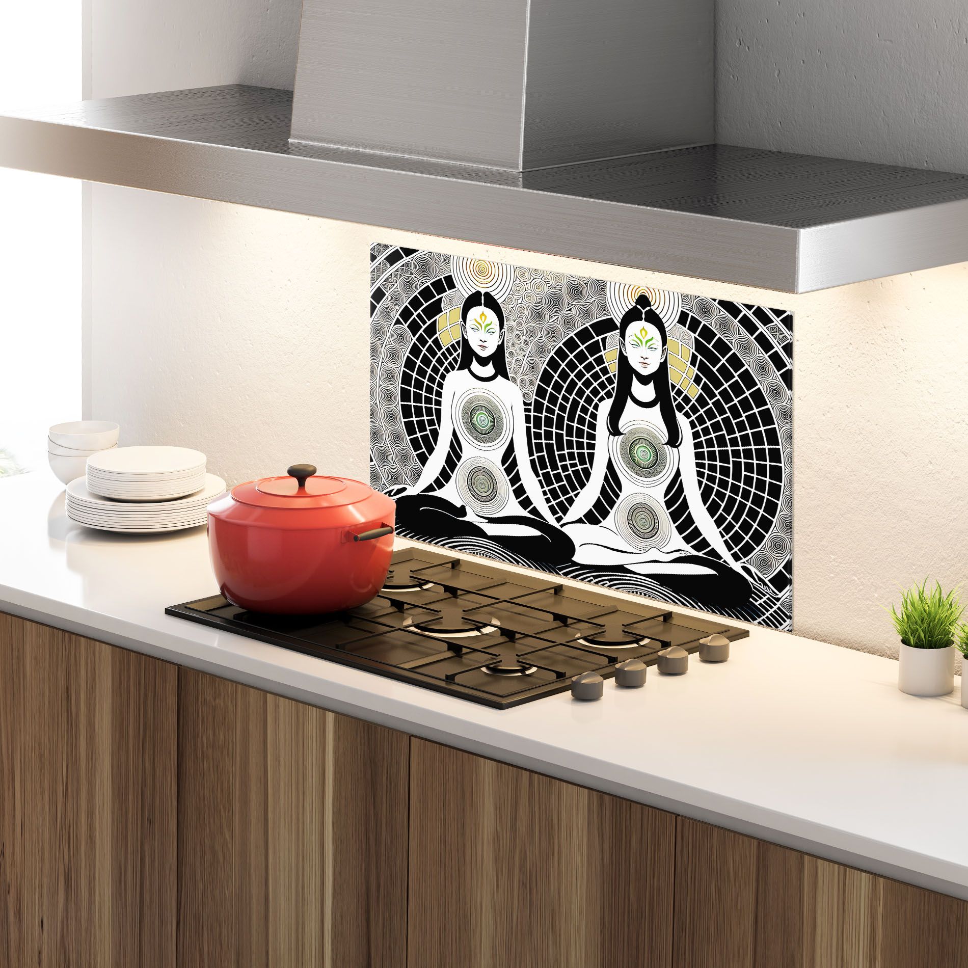 Clolorful Meditation mockup 4