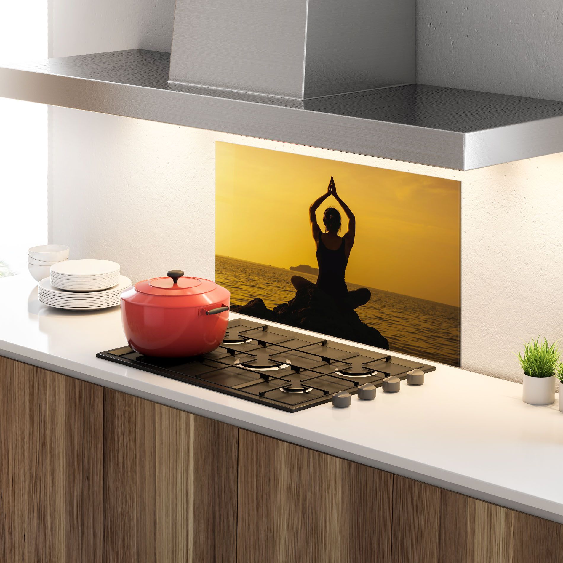 Meditation On Sunset mockup 4