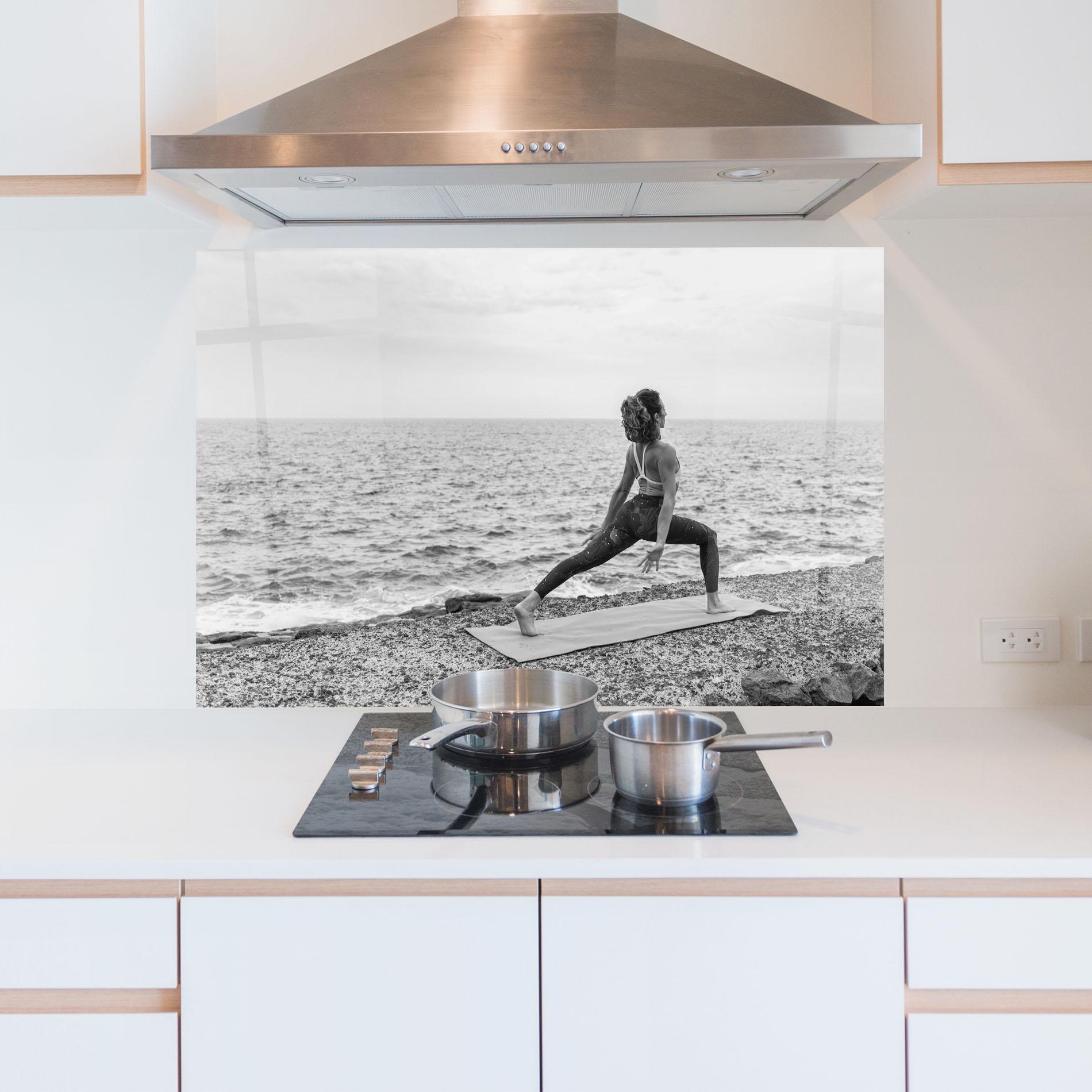 Panou Sticla Bucatarie Blissful Balance mockup 5