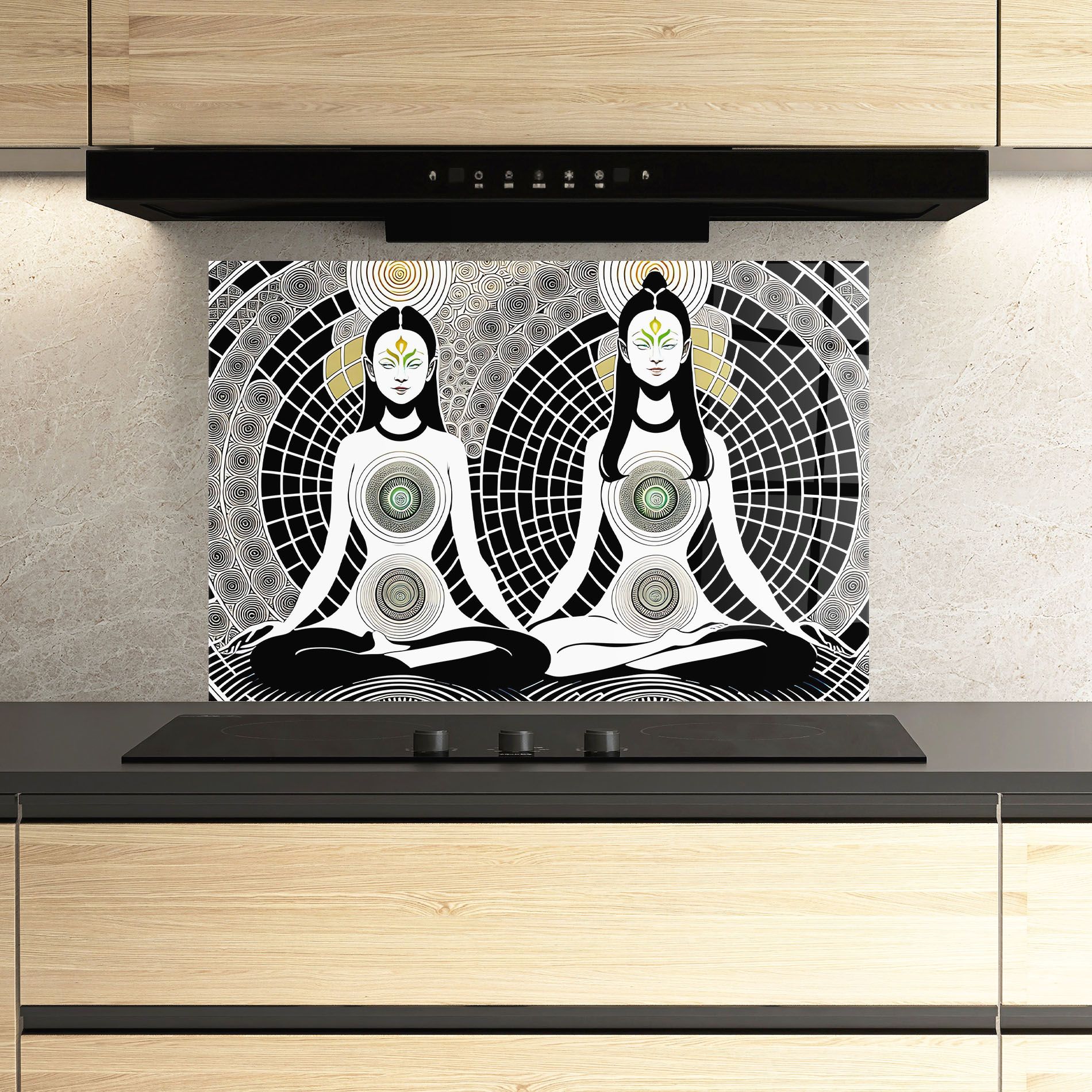 Clolorful Meditation mockup 3