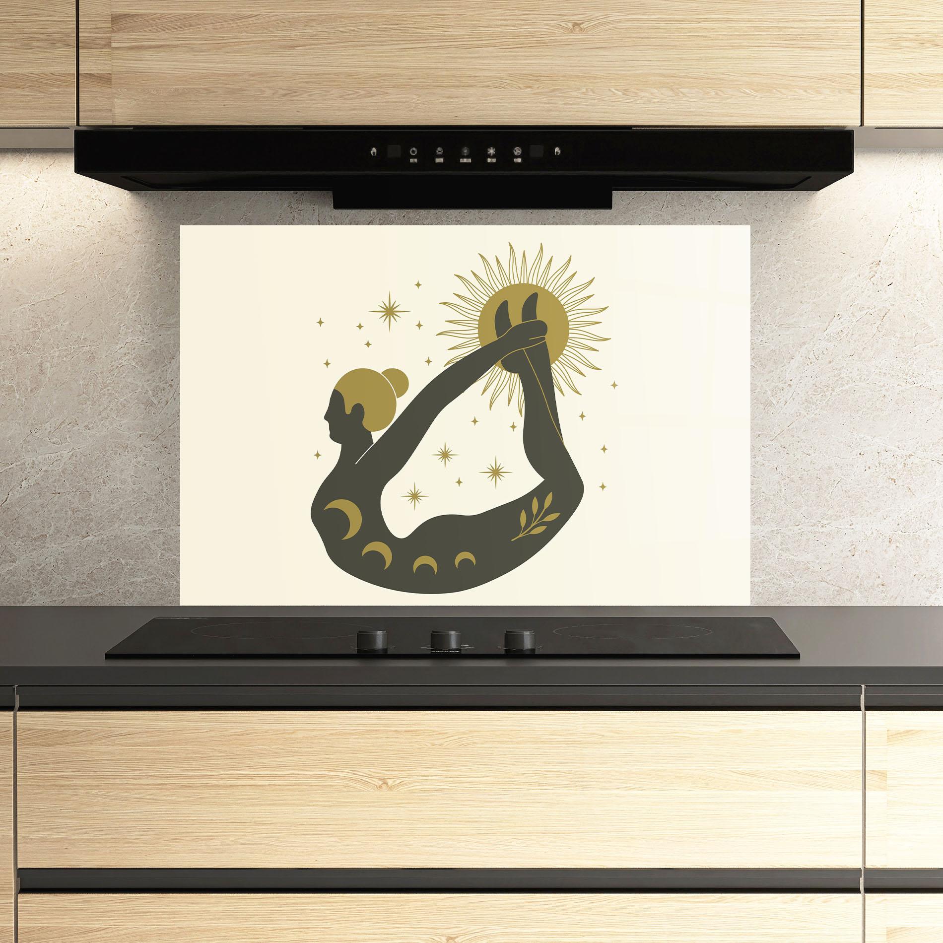 Panou Sticla Bucatarie Dhanurasana mockup 3