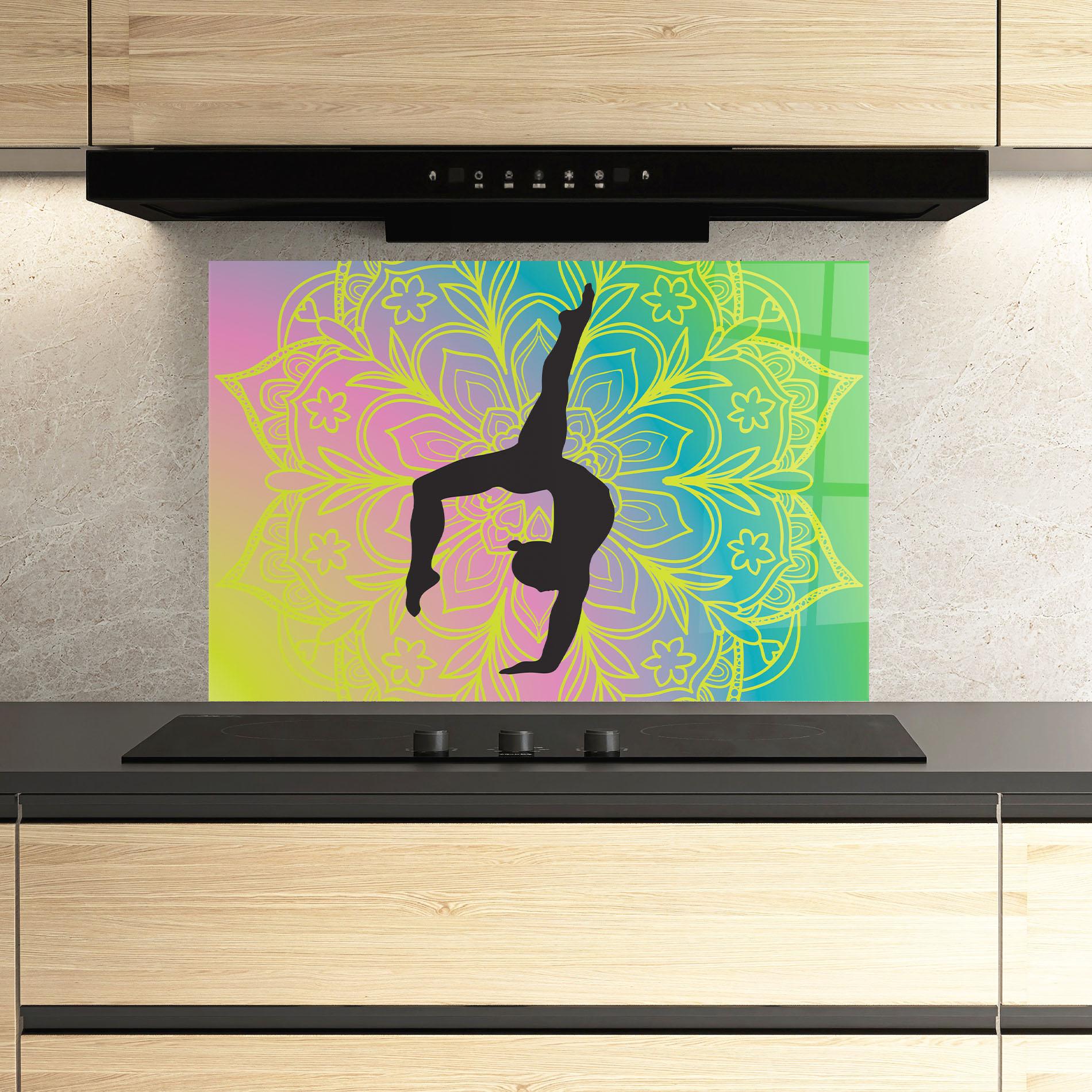 Panou Sticla Bucatarie Peace Yoga 02 mockup 3