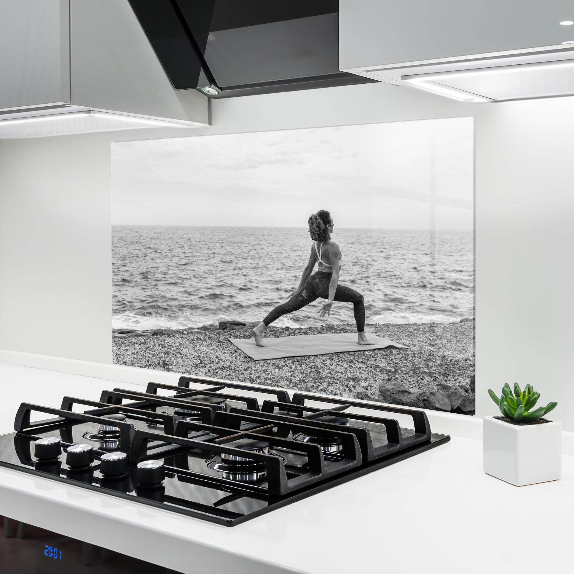 Panou Sticla Bucatarie Blissful Balance mockup 6