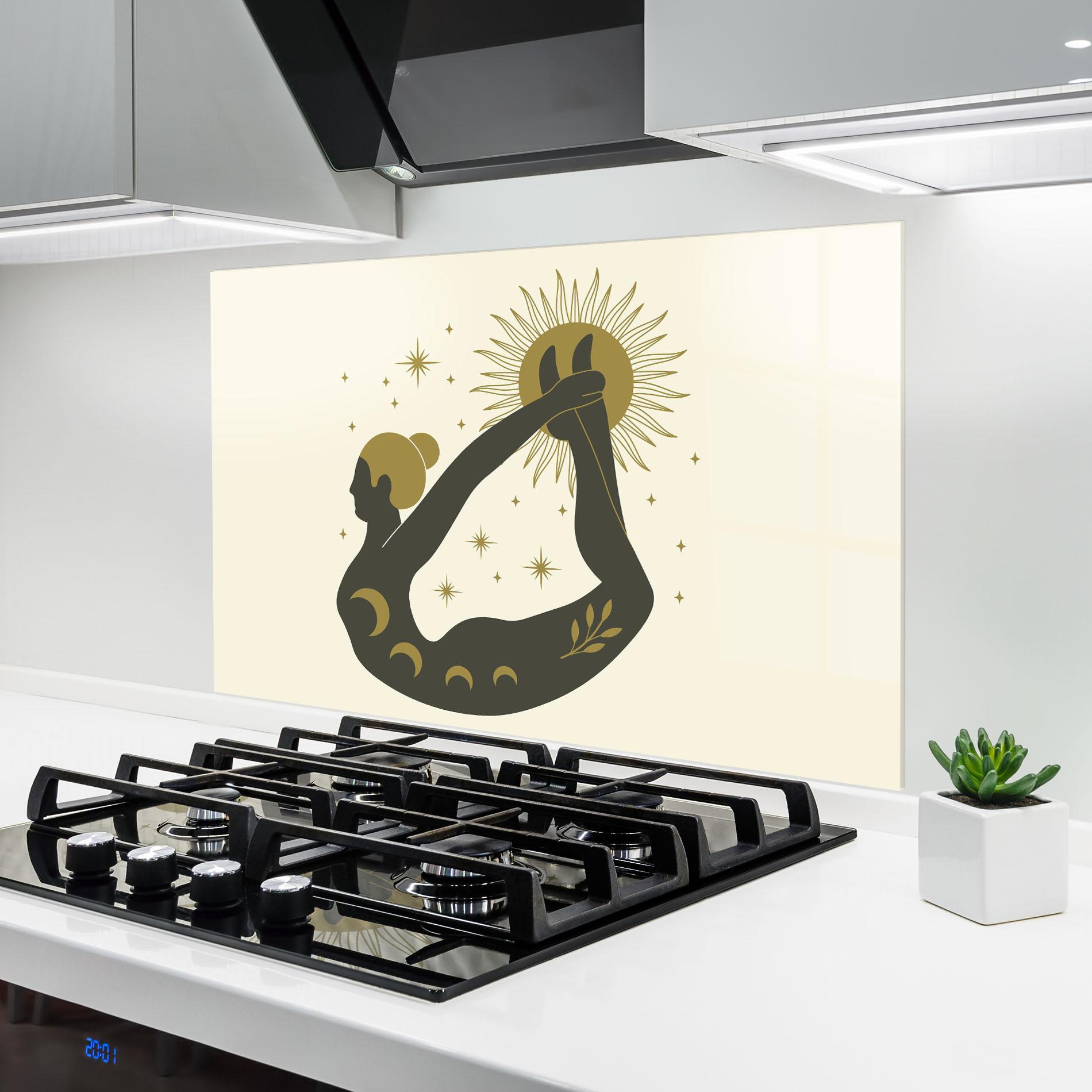 Panou Sticla Bucatarie Dhanurasana mockup 6