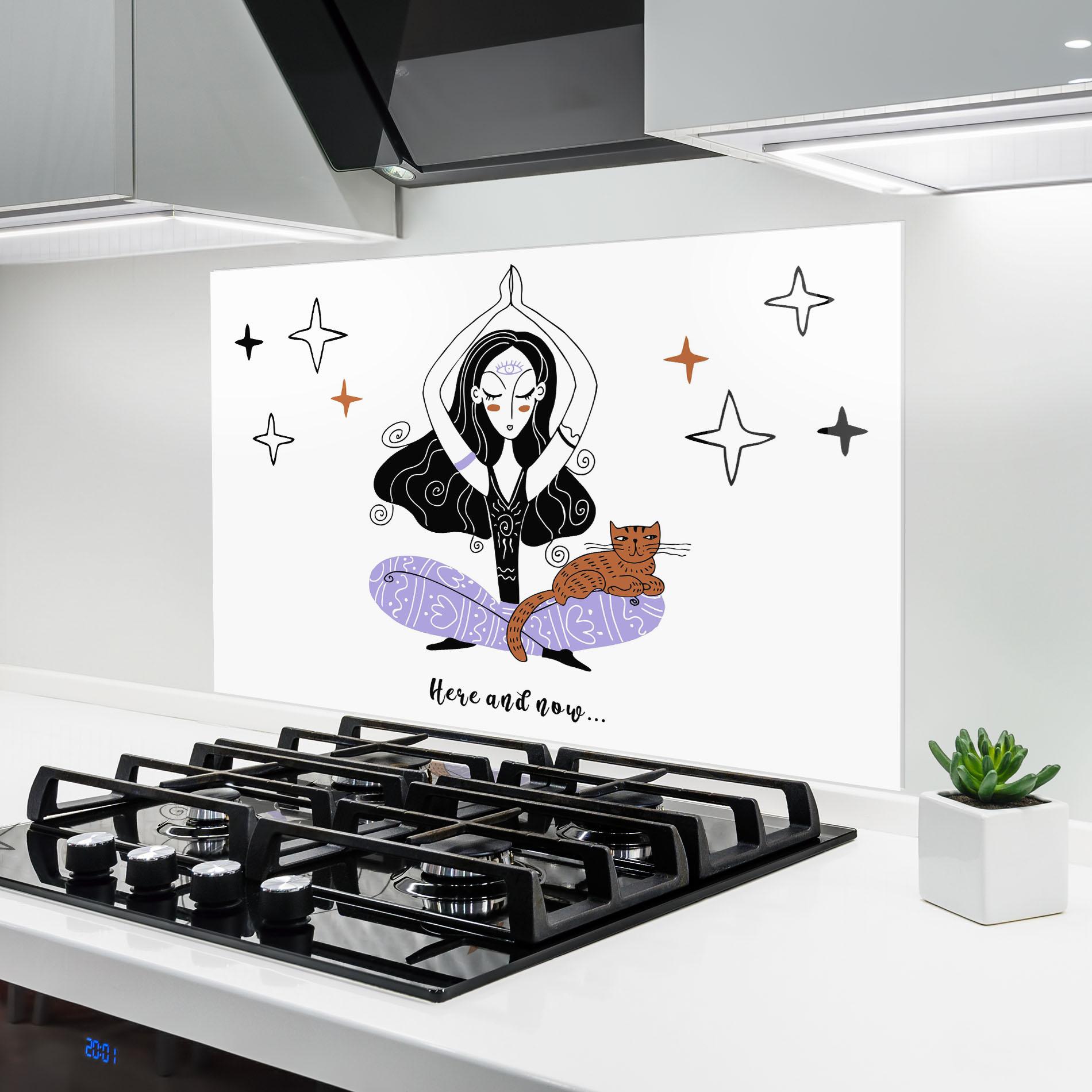 Panou Sticla Bucatarie Here And Now mockup 6