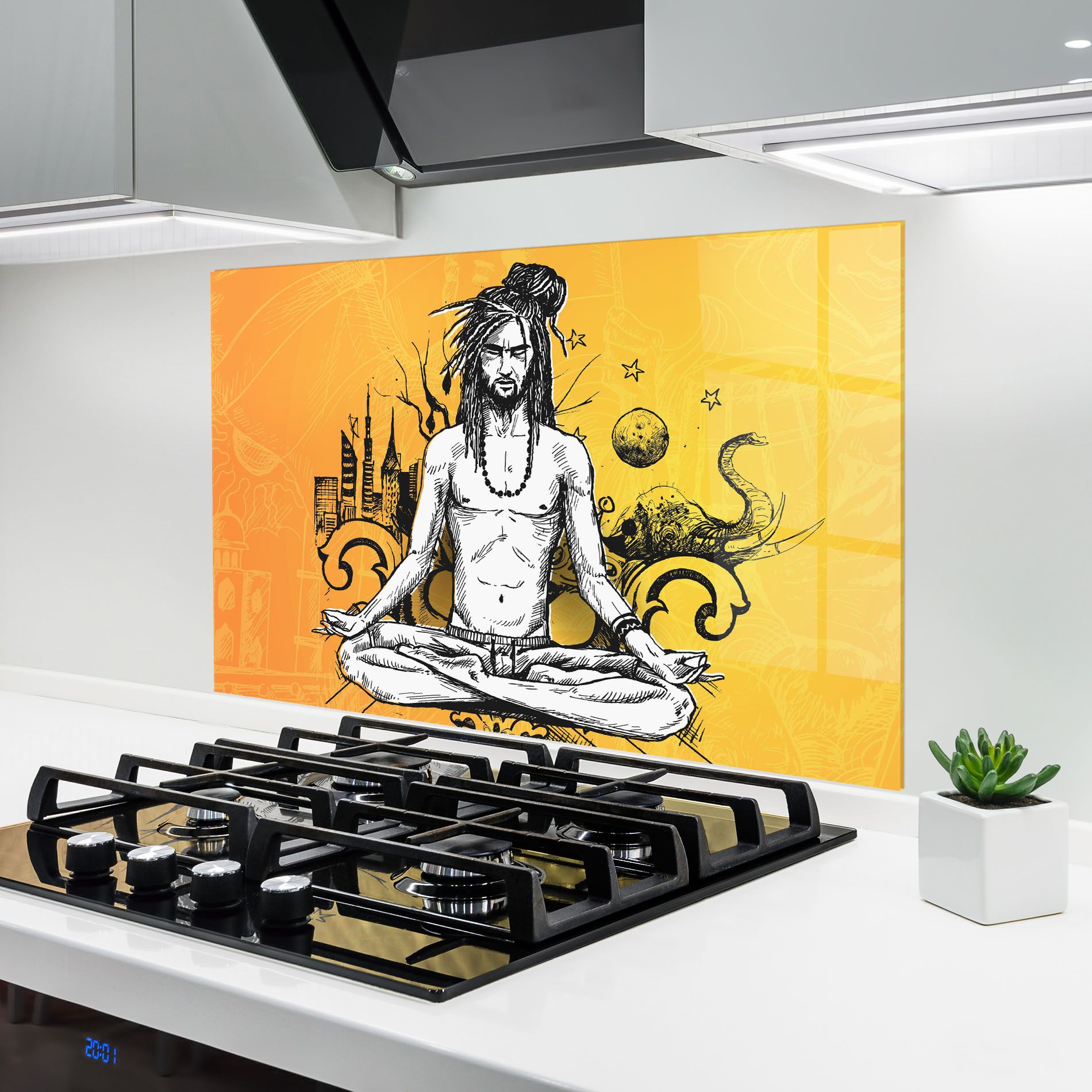 Orange Meditation mockup 6