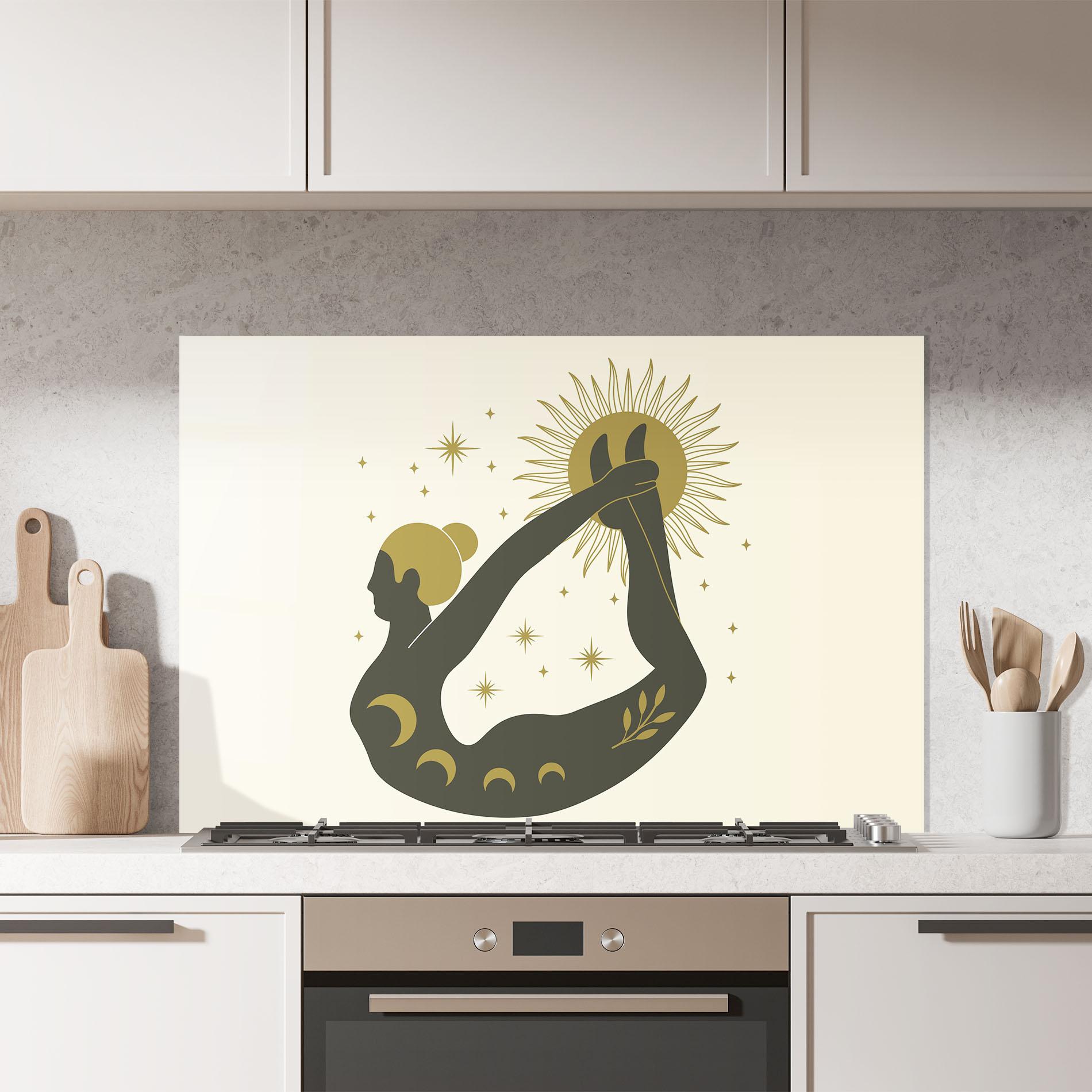 Panou Sticla Bucatarie Dhanurasana mockup 7