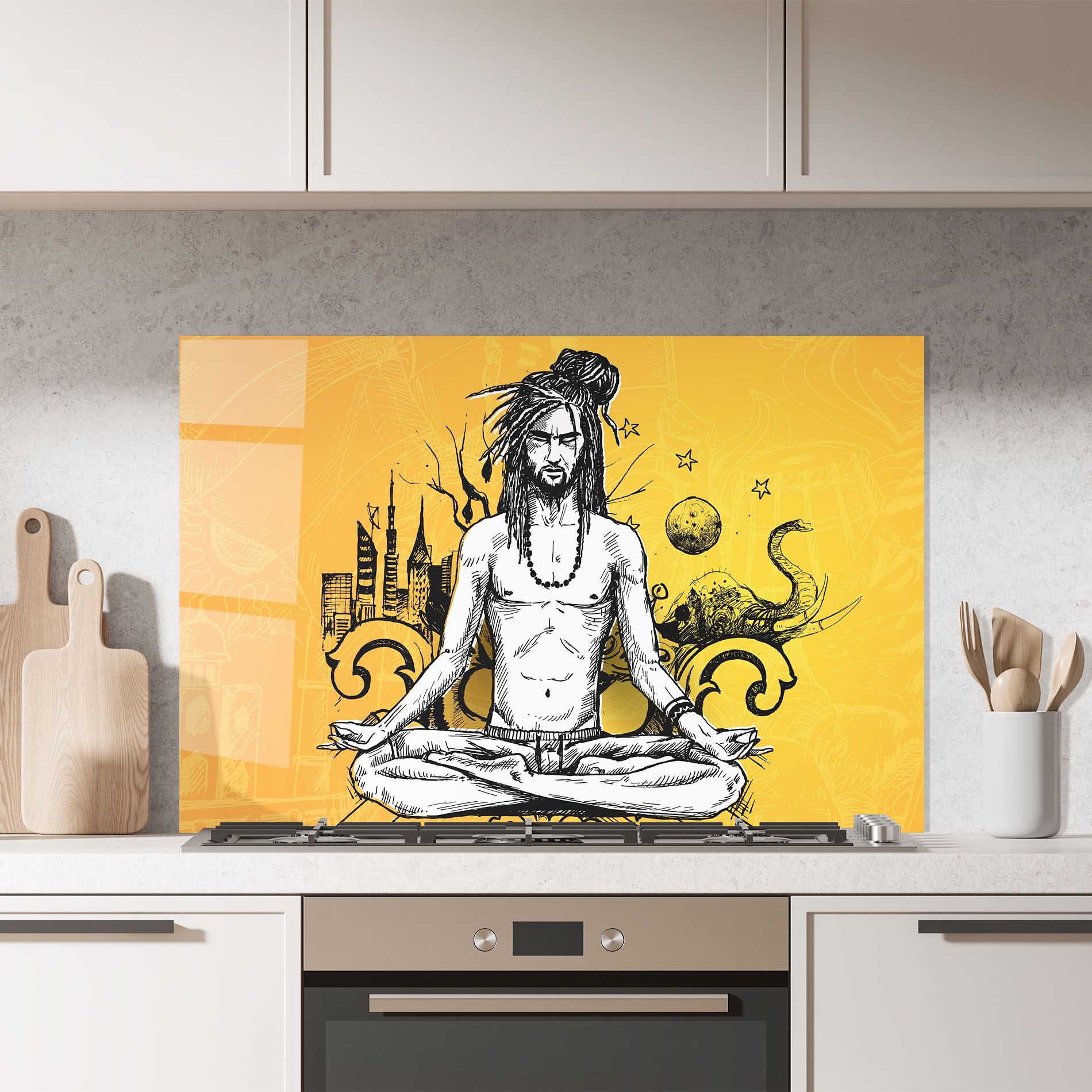 Orange Meditation mockup 7