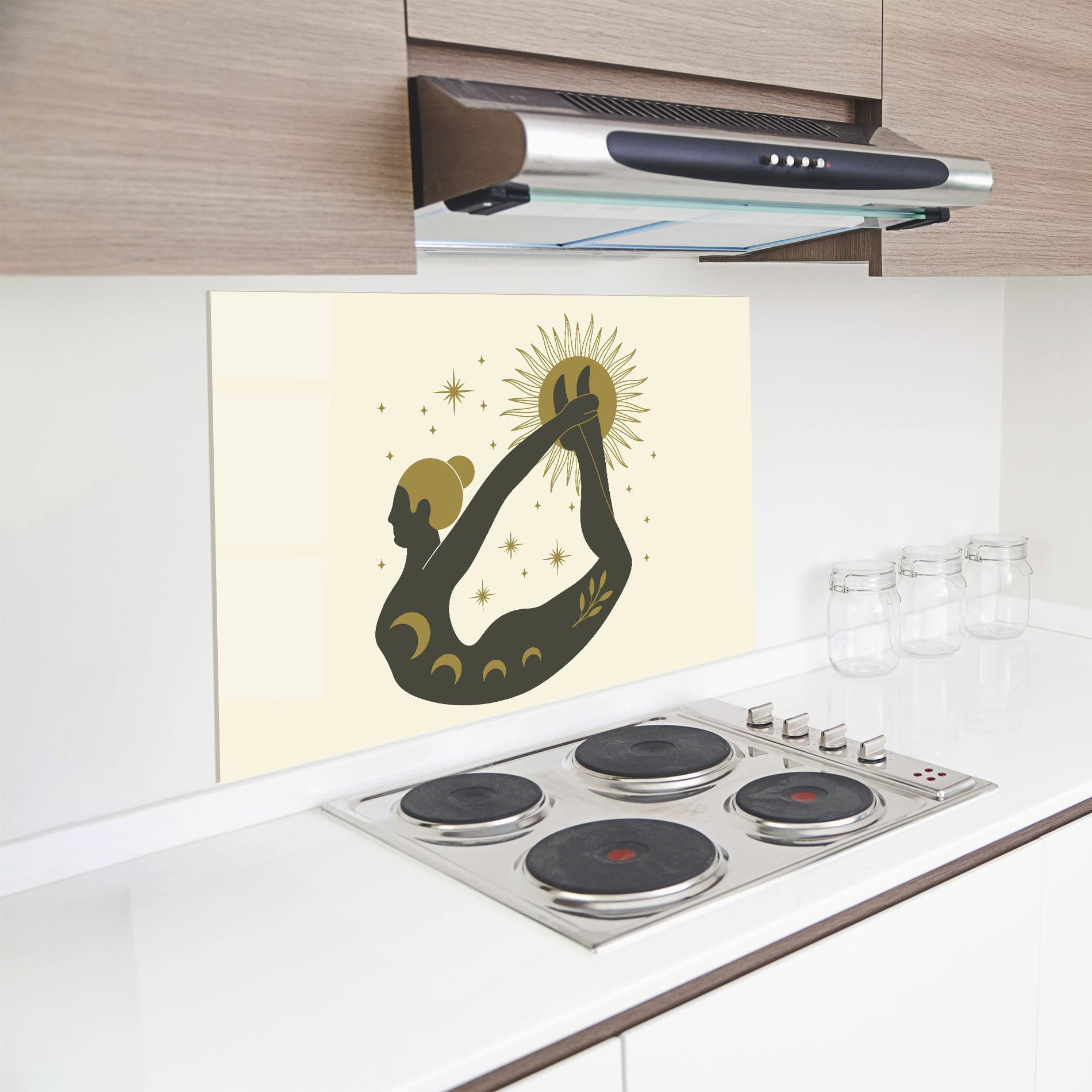 Panou Sticla Bucatarie Dhanurasana mockup 8