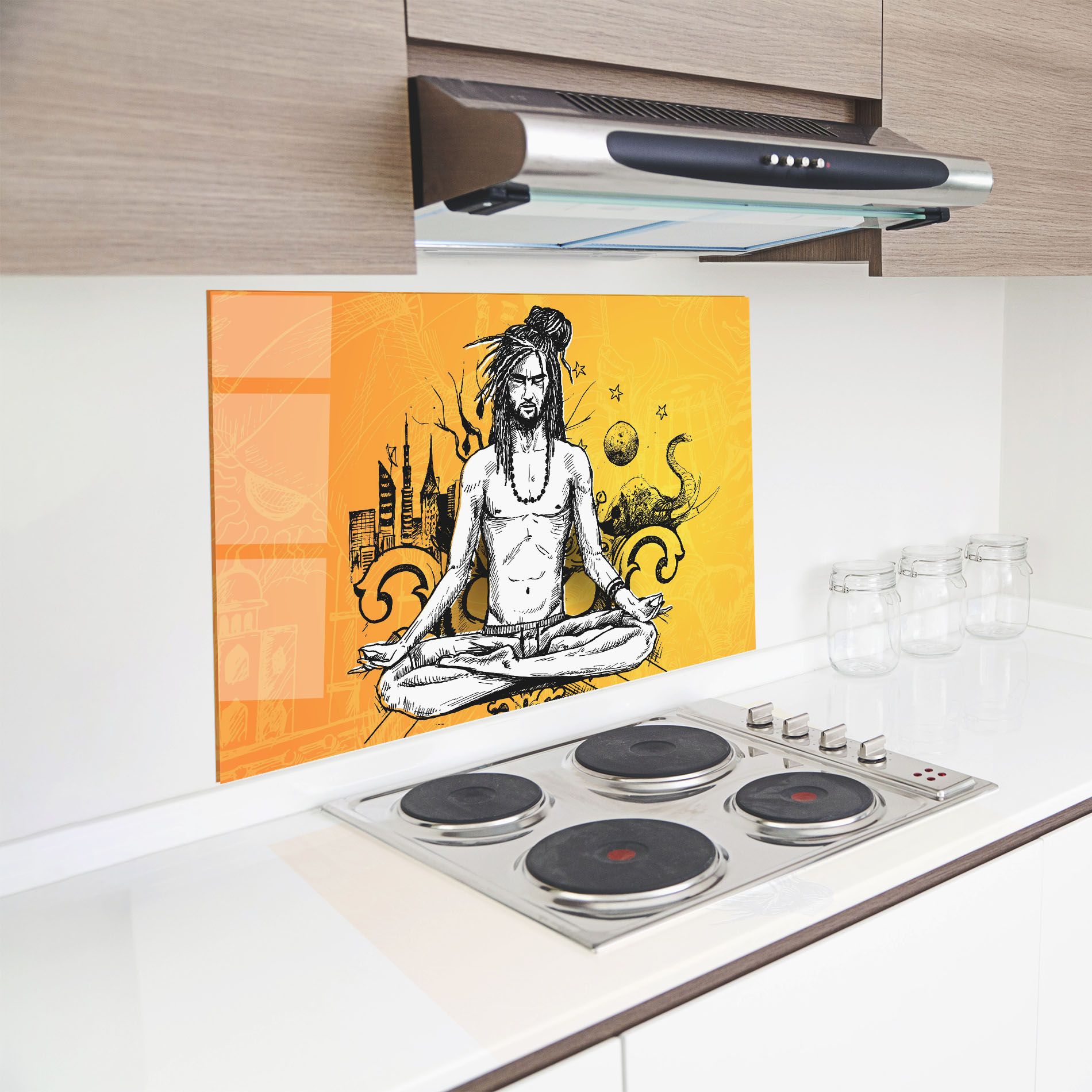 Orange Meditation mockup 8