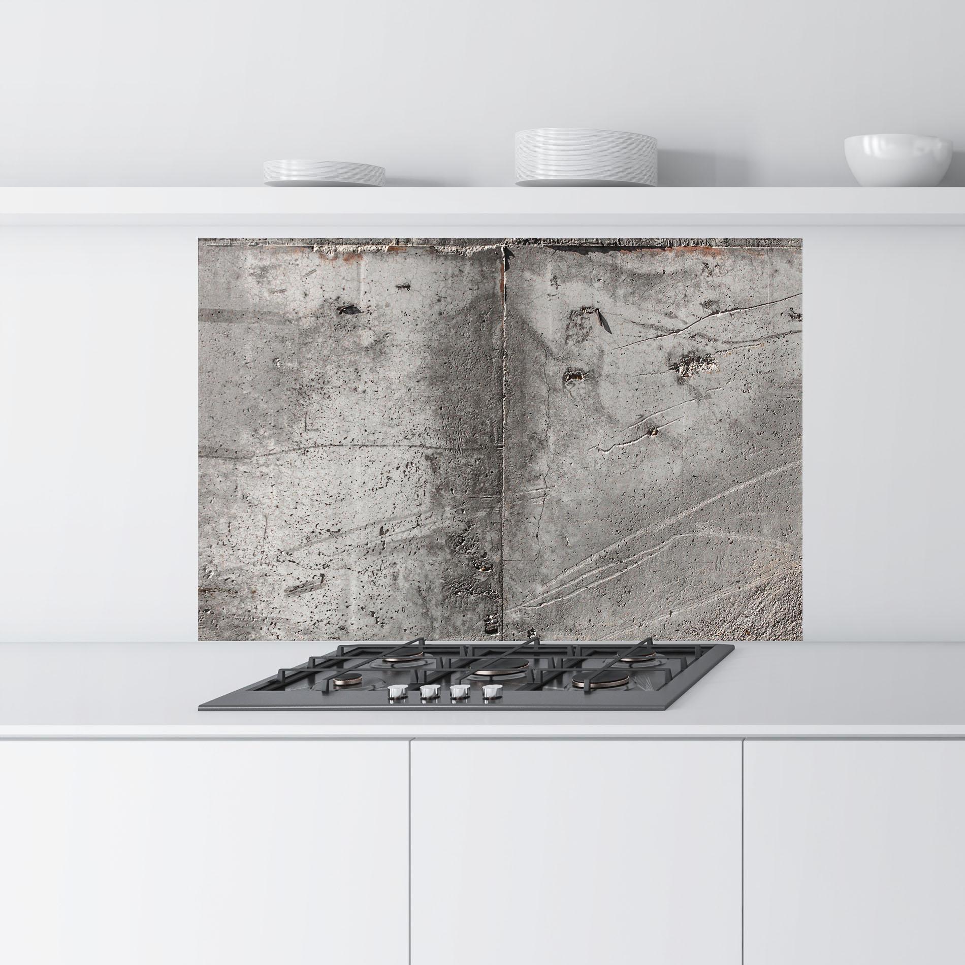 Panou Sticla Bucatarie Brown Ciment mockup 9