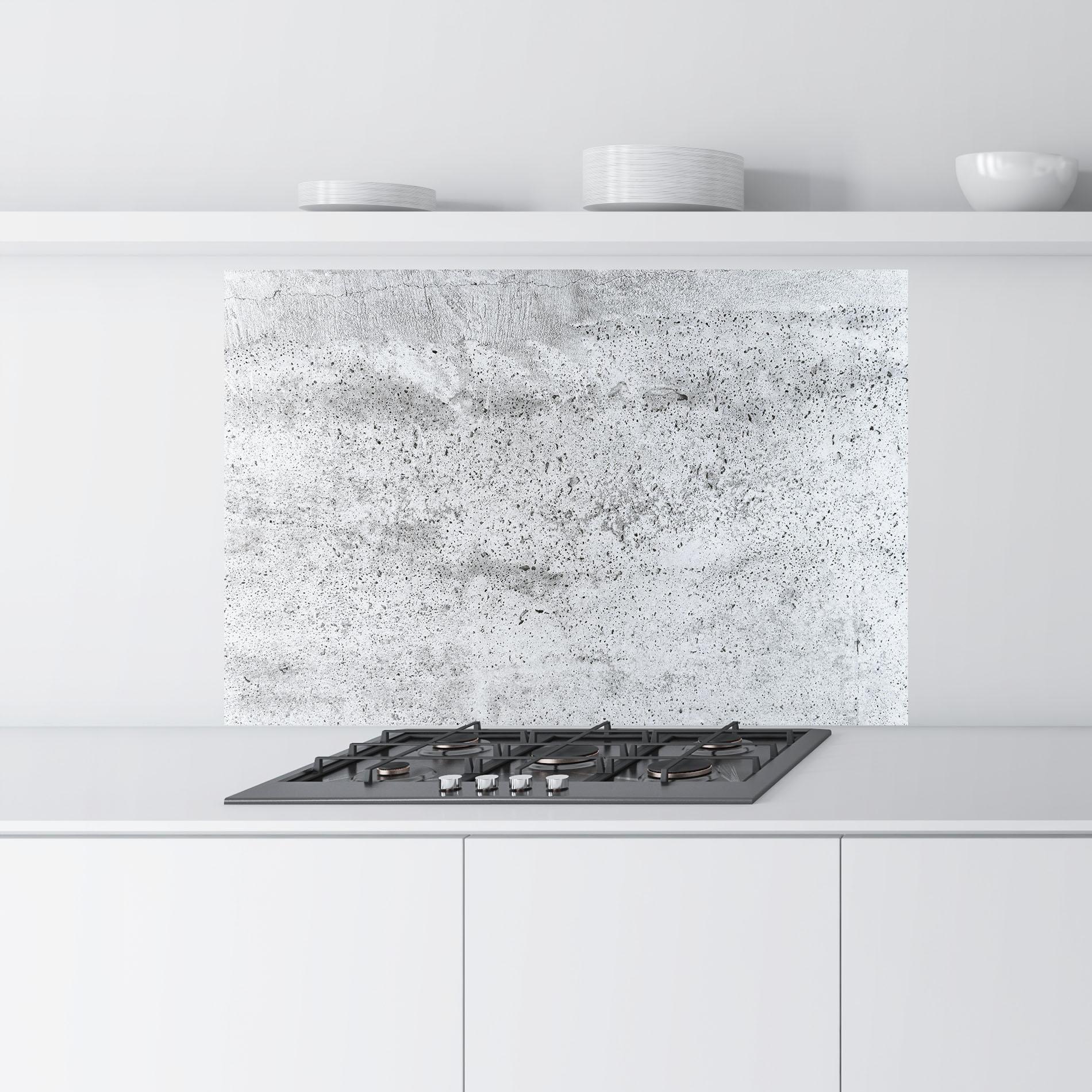 Panou Sticla Bucatarie Cement Texture mockup 9