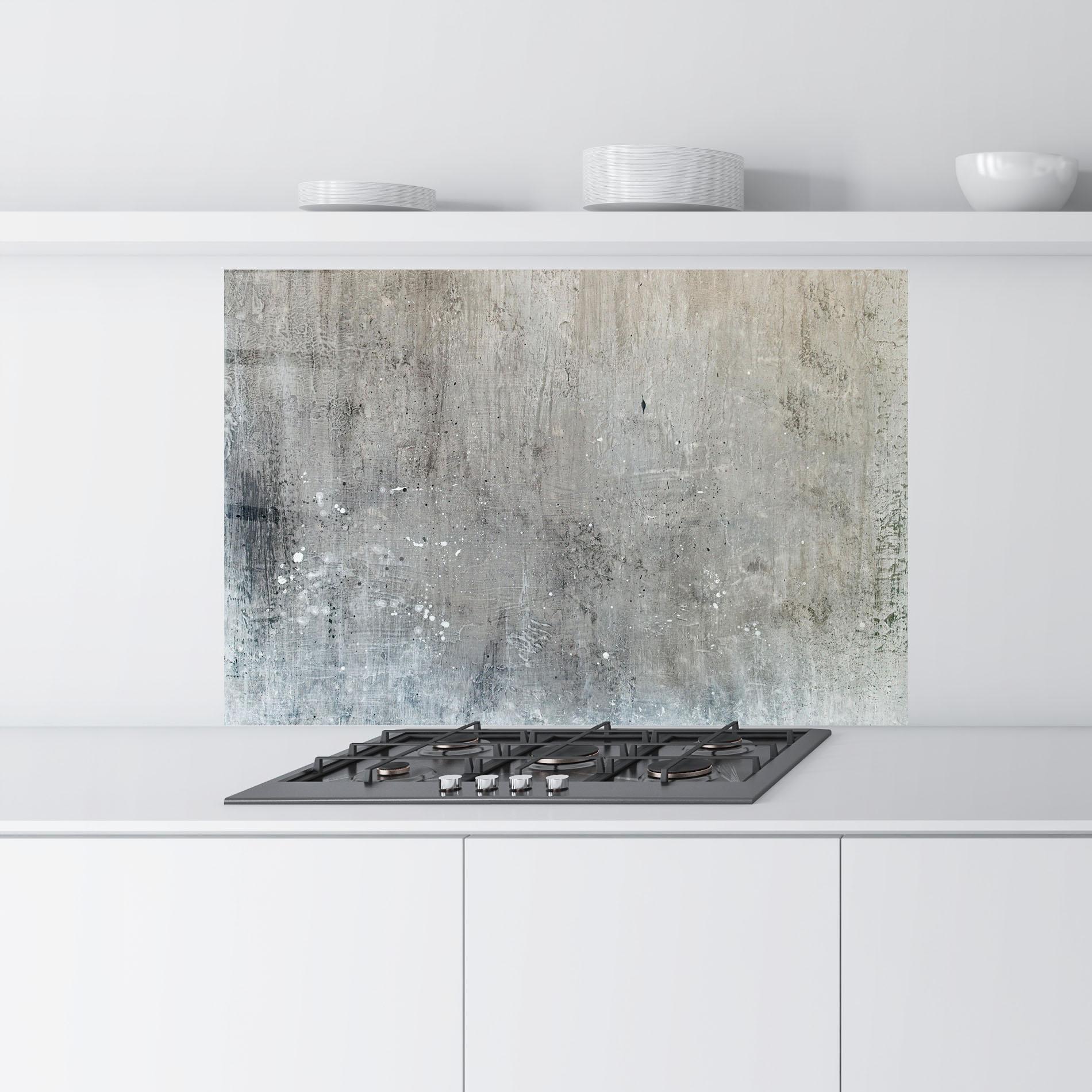 Panou Sticla Bucatarie Darkish Ciment mockup 9