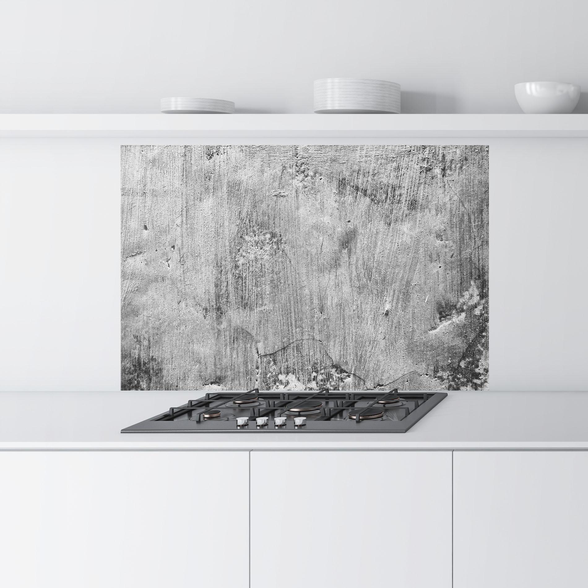 Panou Sticla Bucatarie Detail Cement mockup 9